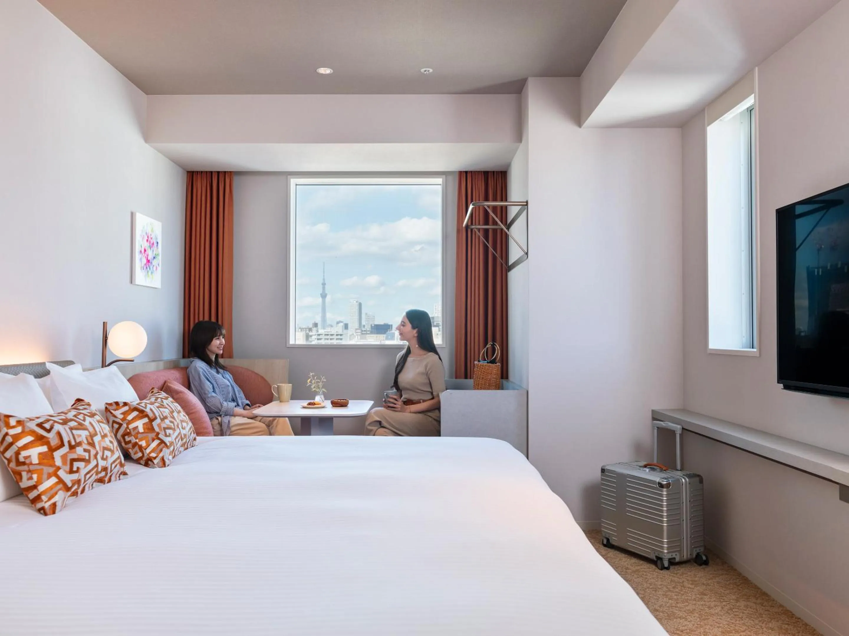 View (from property/room), Bed in Mitsui Garden Hotel Ginza Tsukiji