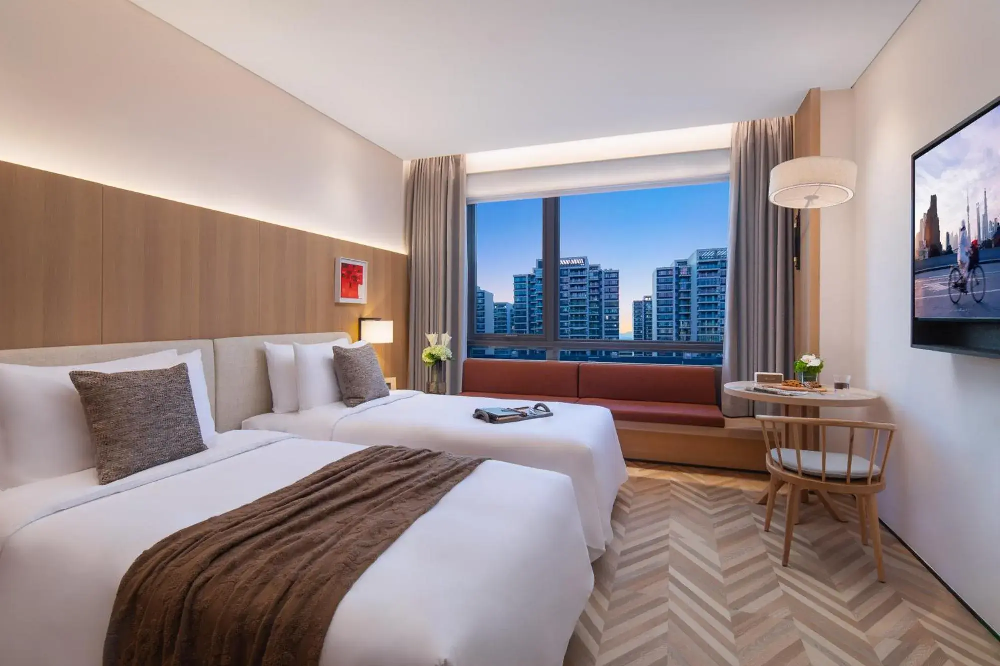 Deluxe Twin Room in Citadines Yazhou Bay Sanya Deluxe Twin Room in Citadines Yazhou Bay Sanya