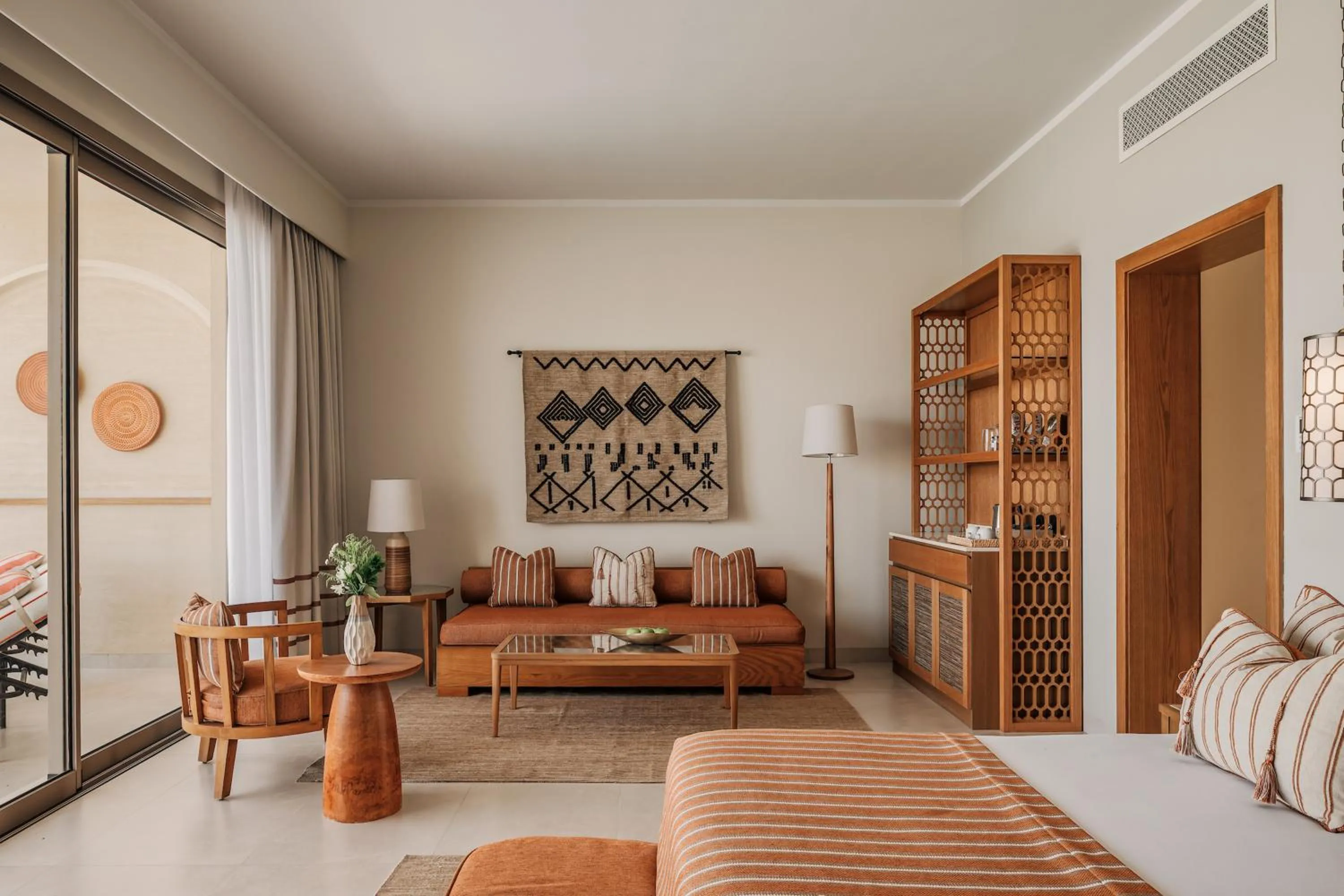 Living room, Bed in Sakhra Hotel & Spa, Almaza Bay