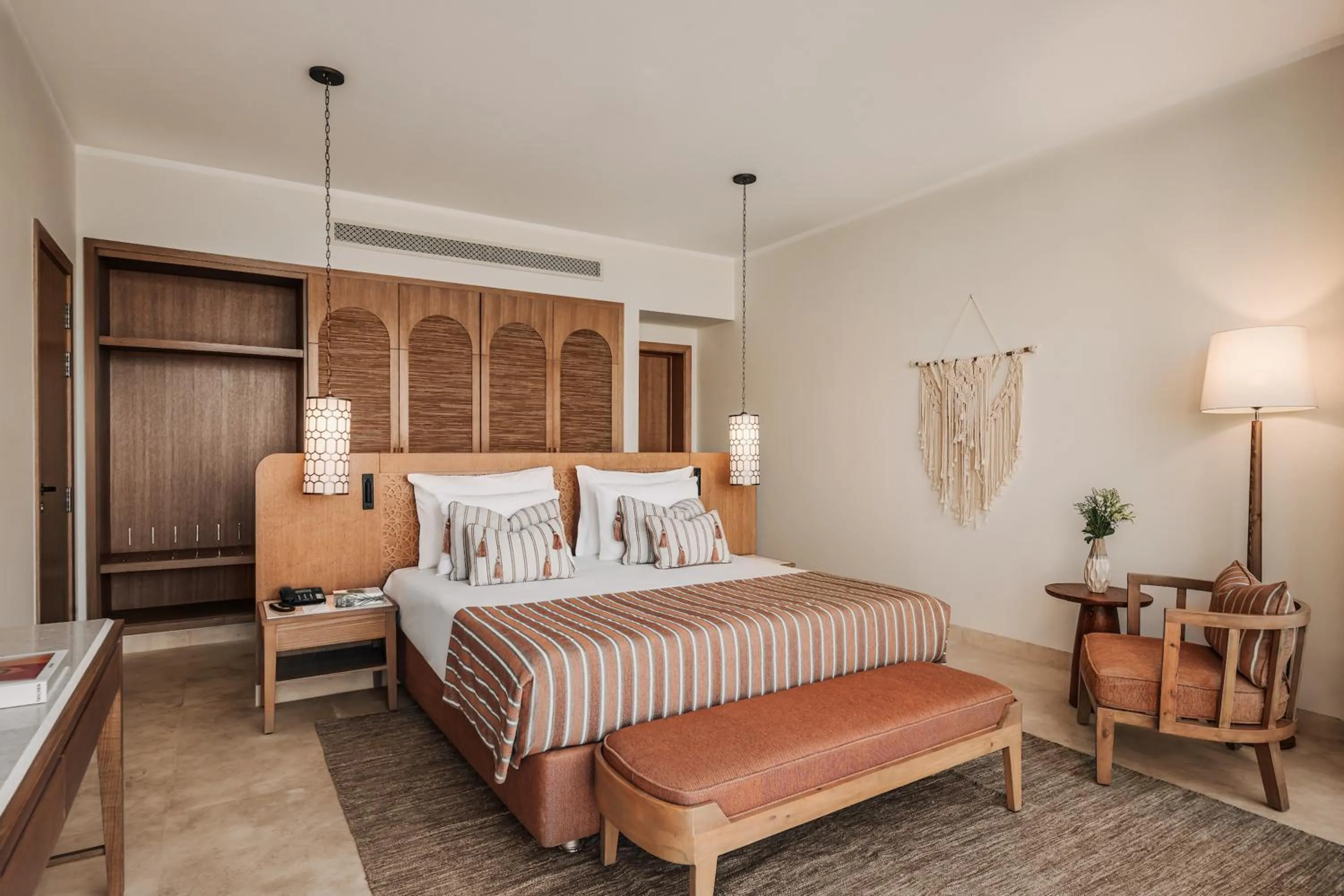 Bed in Sakhra Hotel & Spa, Almaza Bay