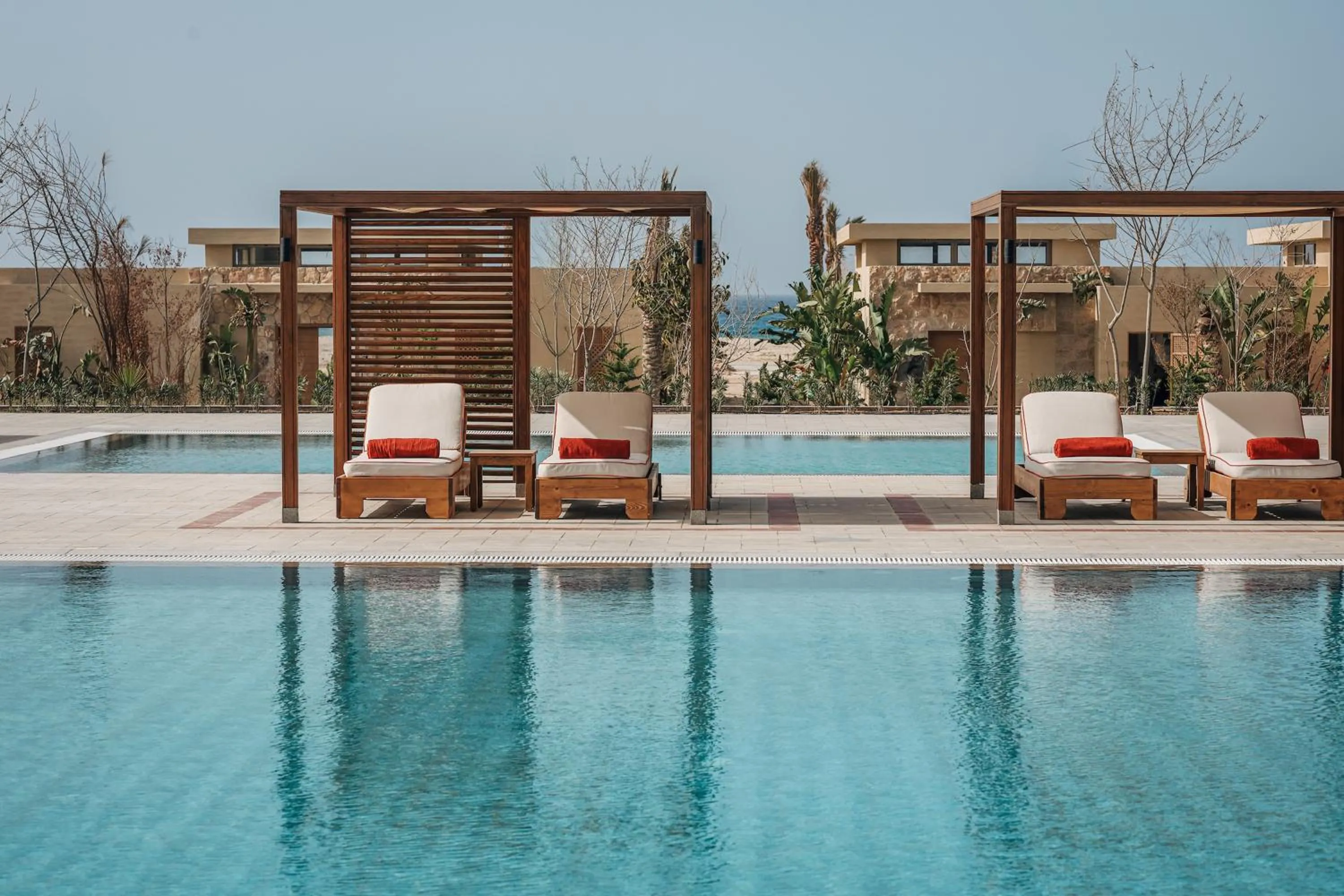 Swimming pool in Sakhra Hotel & Spa, Almaza Bay