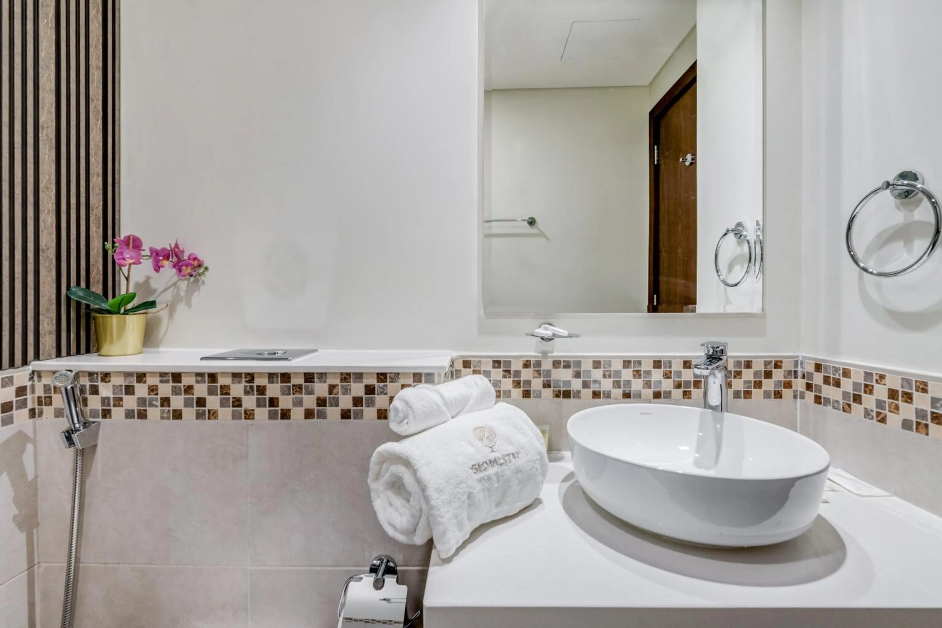 Bathroom in GLOBALSTAY. Luxury Apartments Near The Dubai Canal