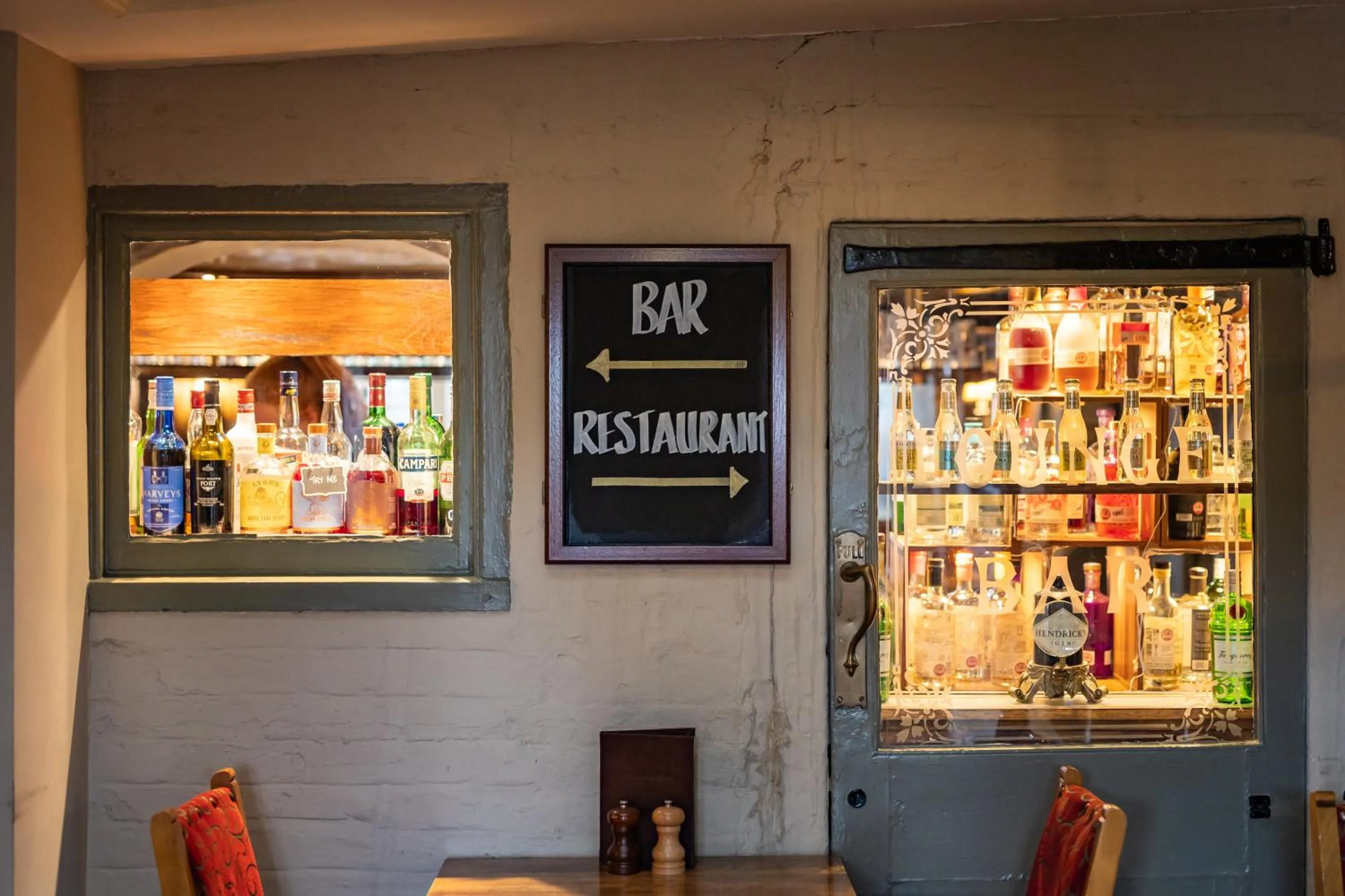 Decorative detail in The Red Lion Hotel