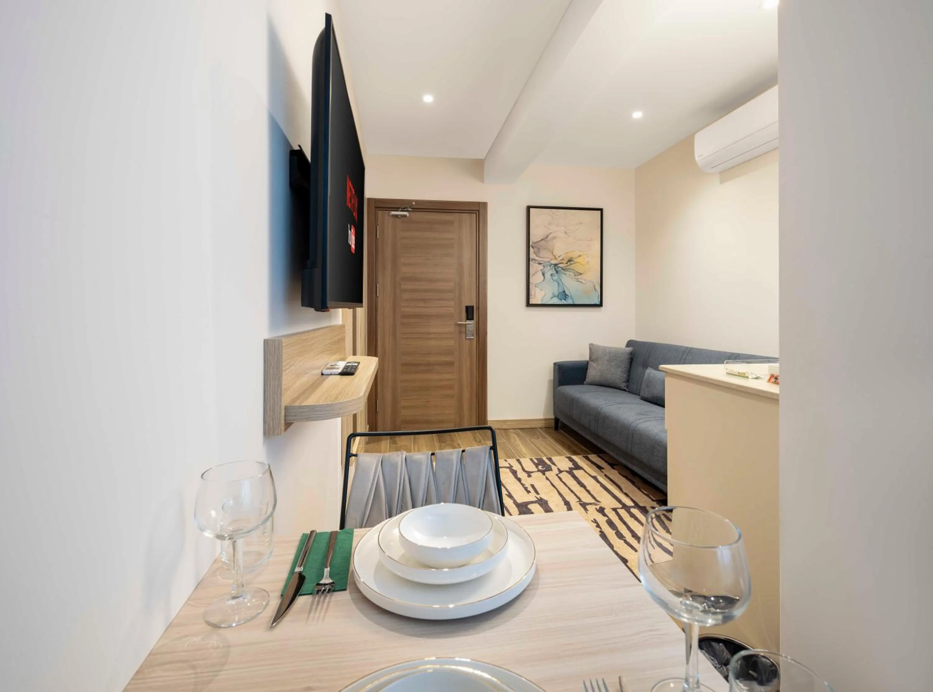 Living room in The Capri Hotel Osmanbey