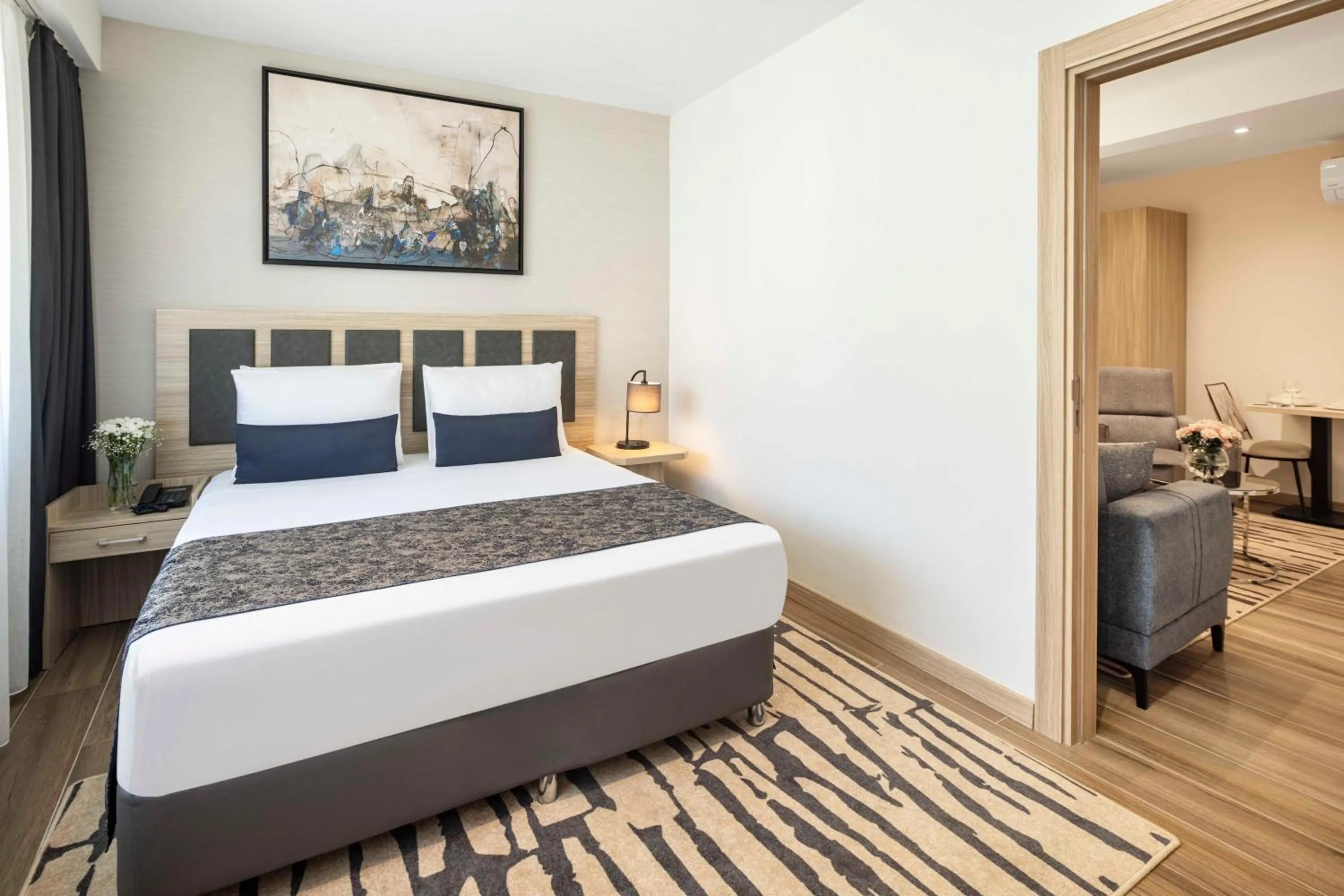 Bed in The Capri Hotel Osmanbey