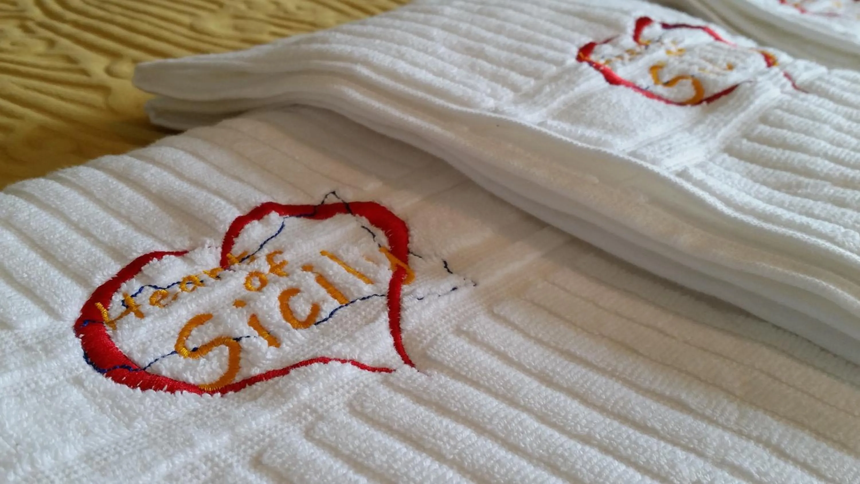 Decorative detail, Bed in Heart Of Sicily