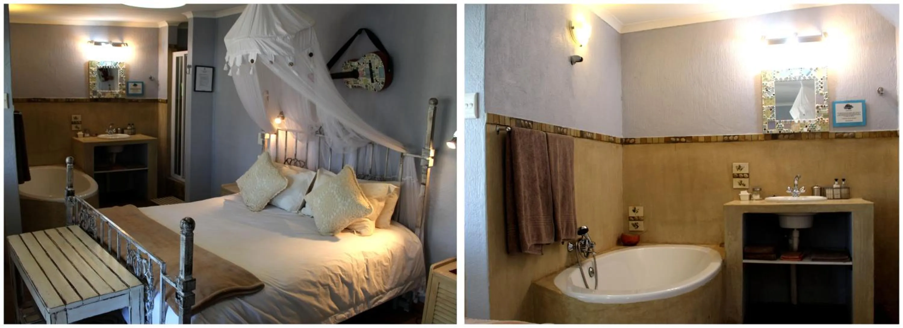 Bathroom, Bed in Blyde Mountain Country House