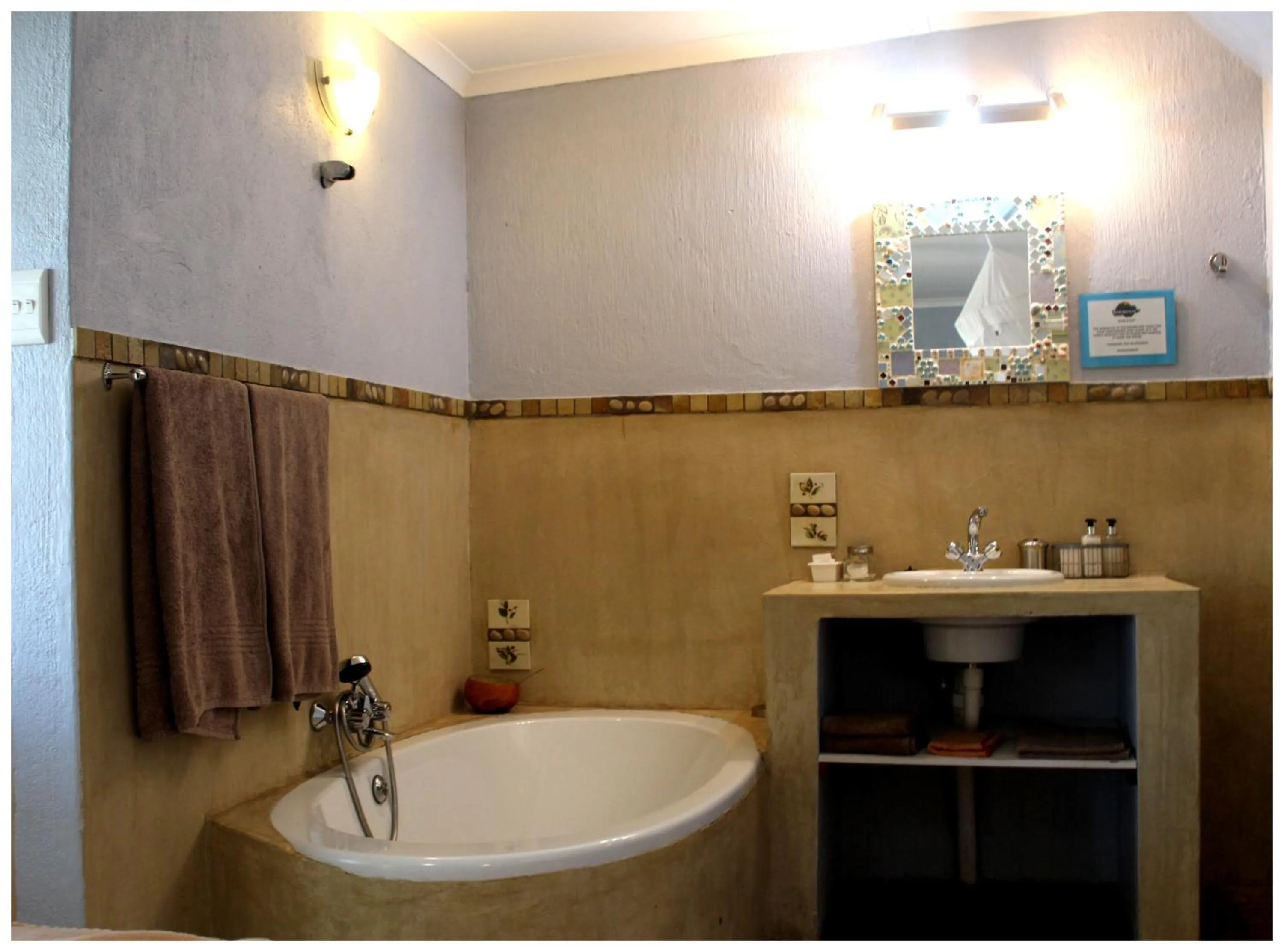 Bathroom in Blyde Mountain Country House