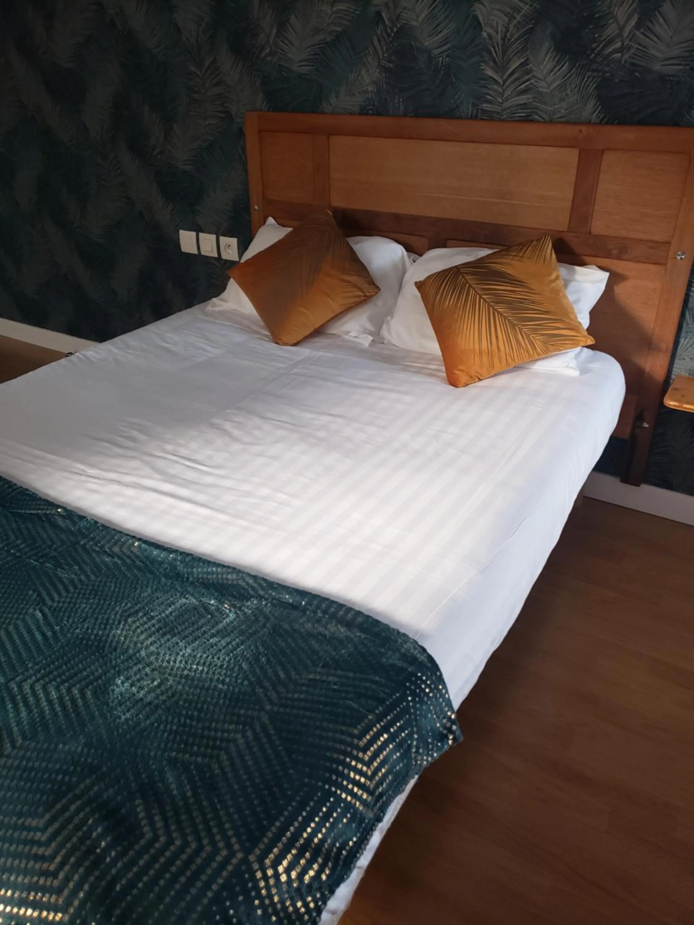 Bedroom, Bed in Restaurant Hôtel du Vercors