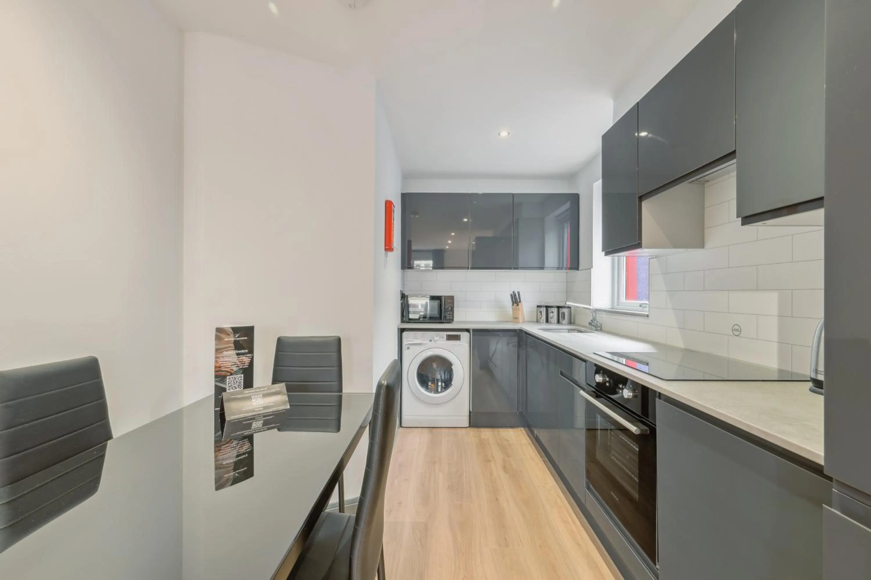 Kitchen or kitchenette in Holyrood Aparthotel