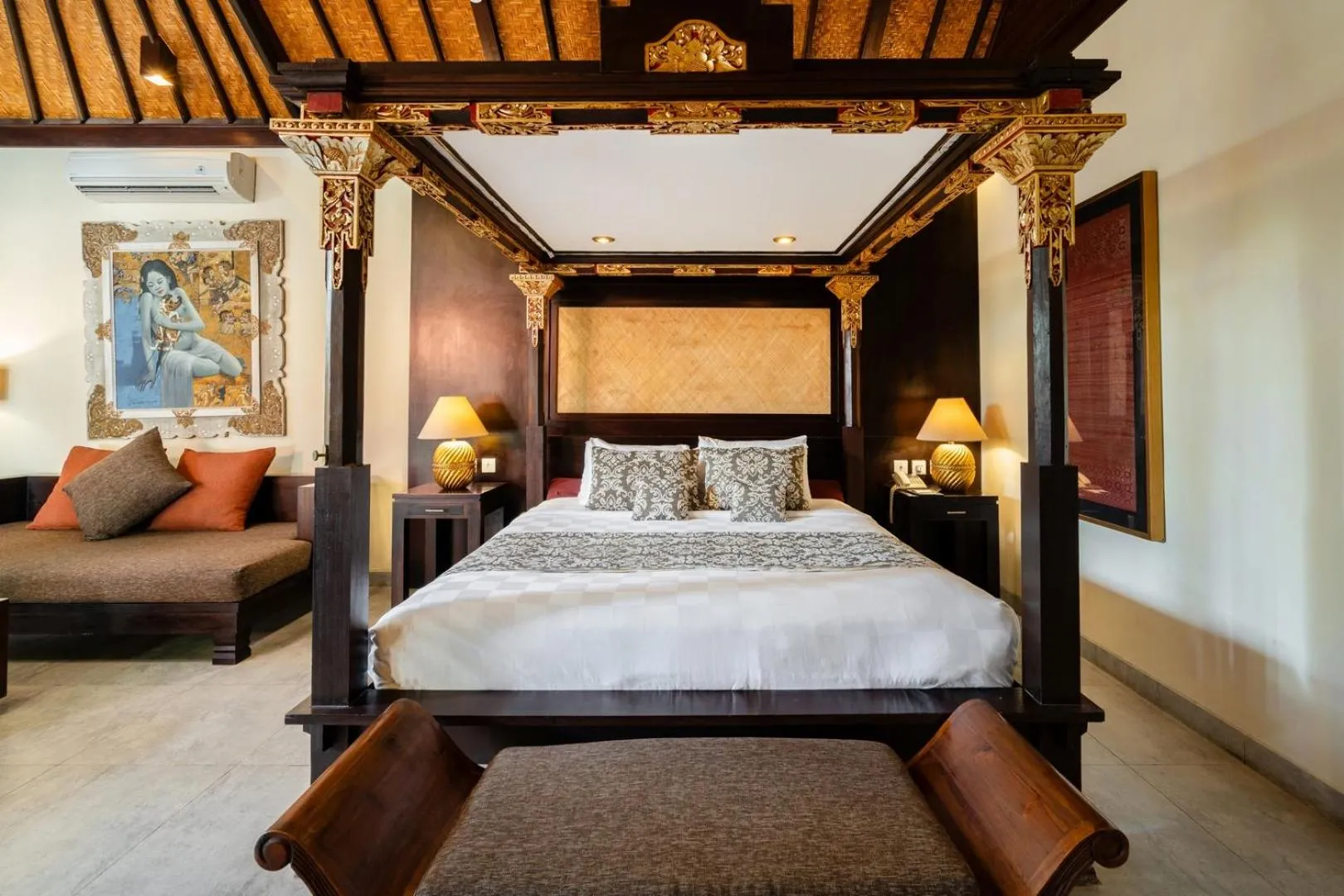 Bedroom, Bed in Svarga Bebek Villas