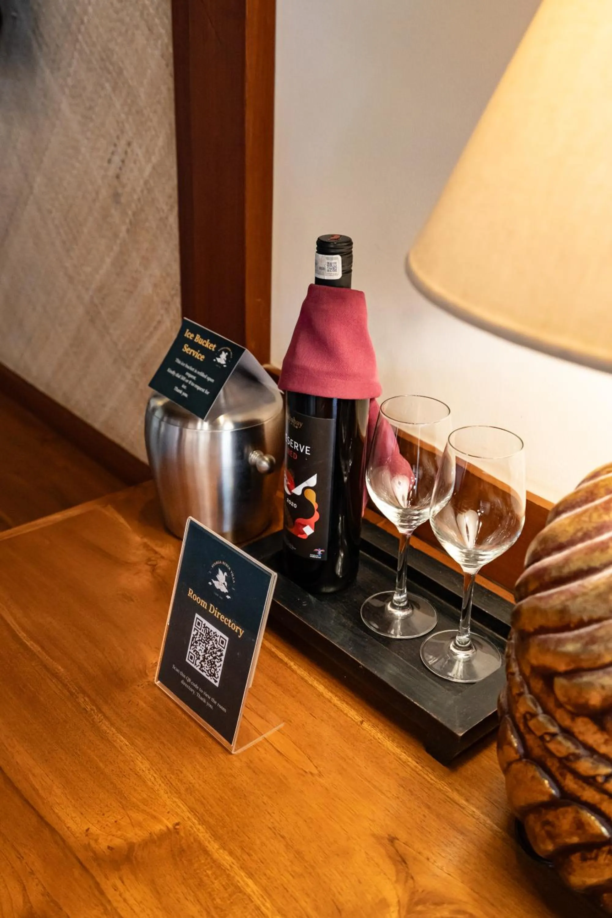 room service in Svarga Bebek Villas