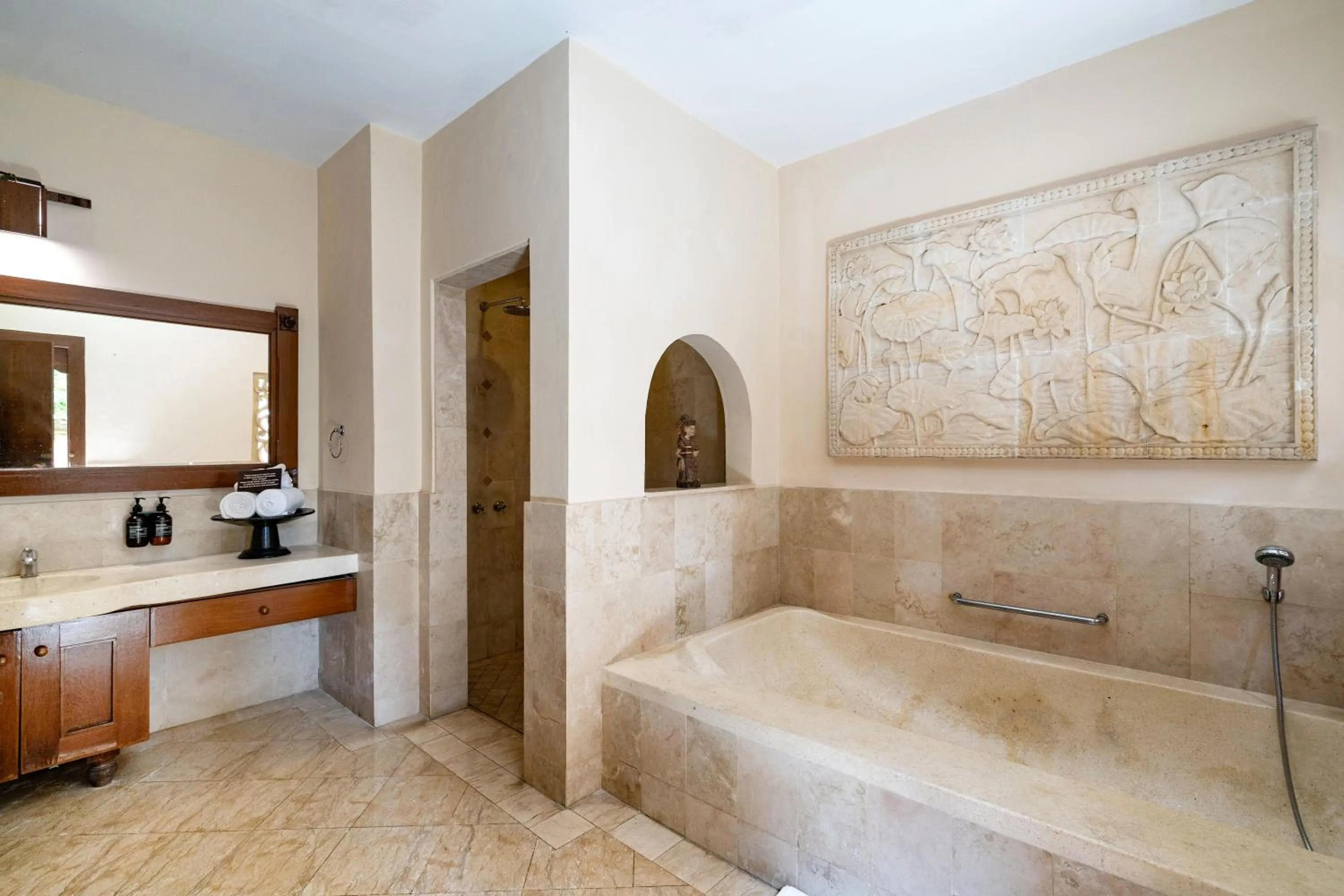Bathroom in Svarga Bebek Villas