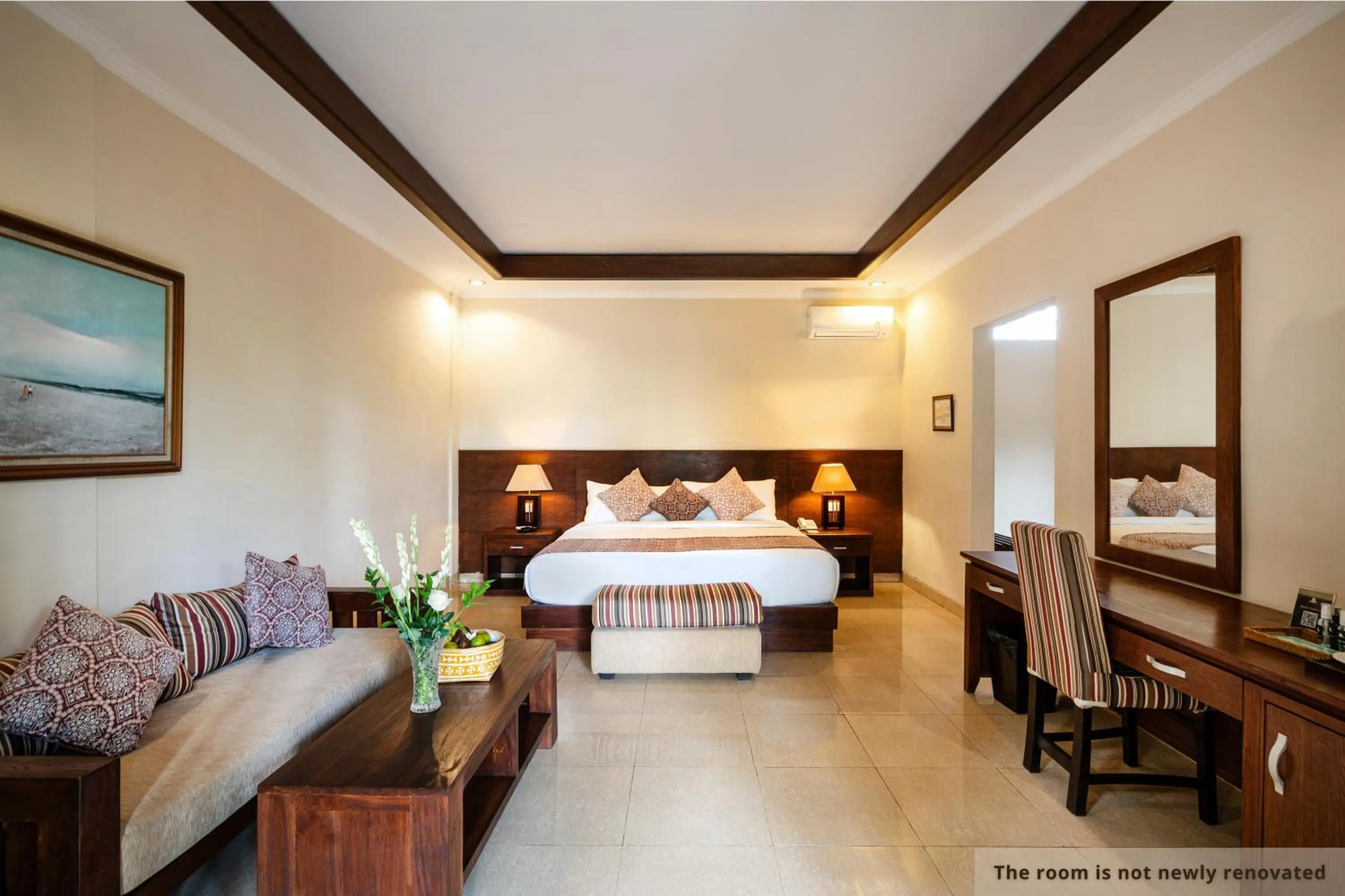 Bed in Svarga Bebek Villas