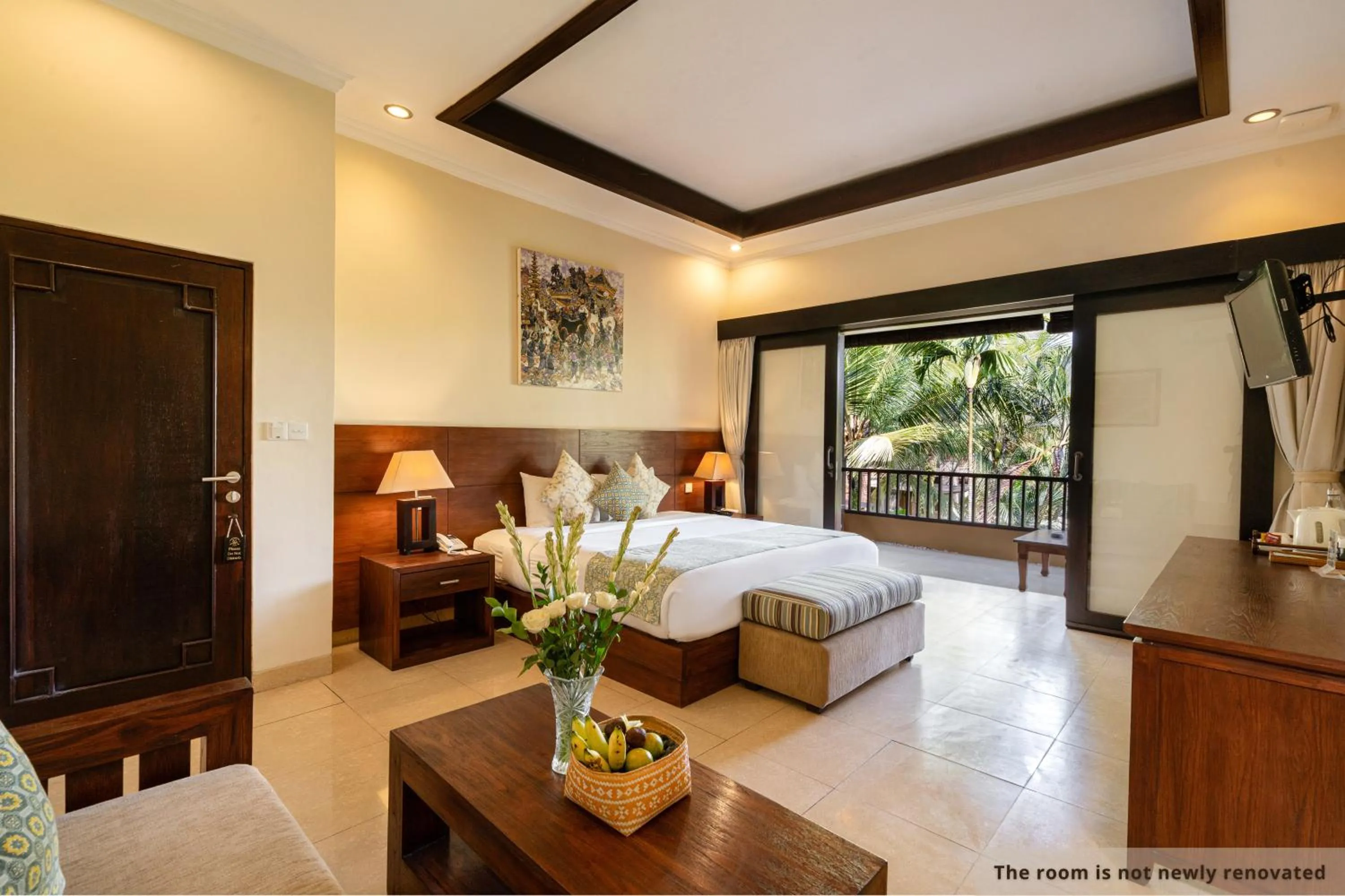 Bed in Svarga Bebek Villas