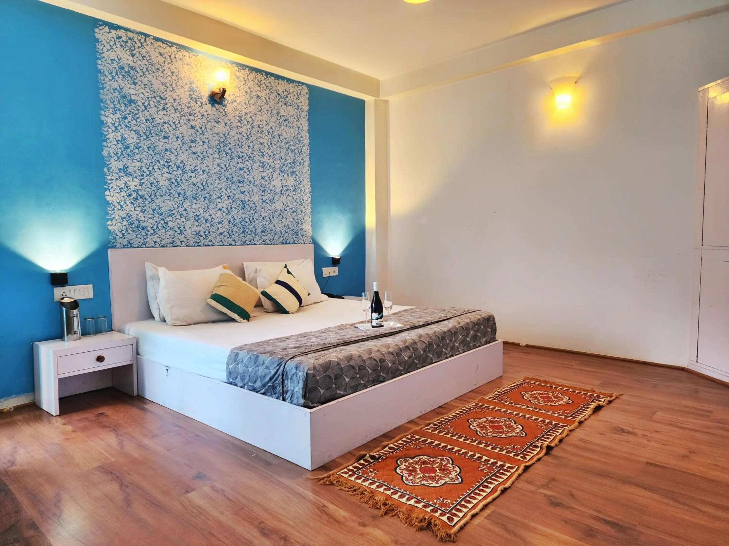 Bed in Page 3 - A Riverside Hotel and Bar