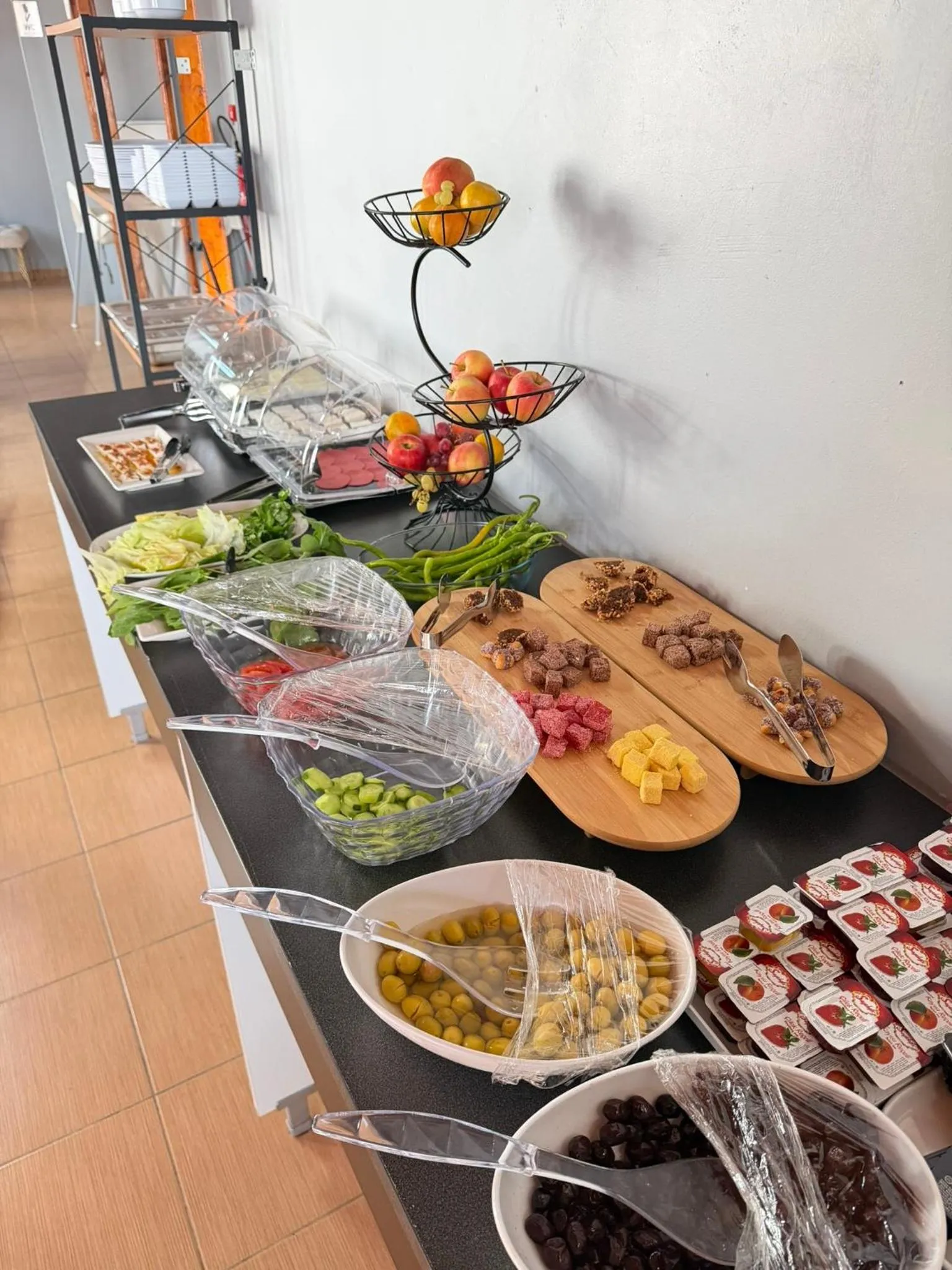 Buffet breakfast in GLR OTEL