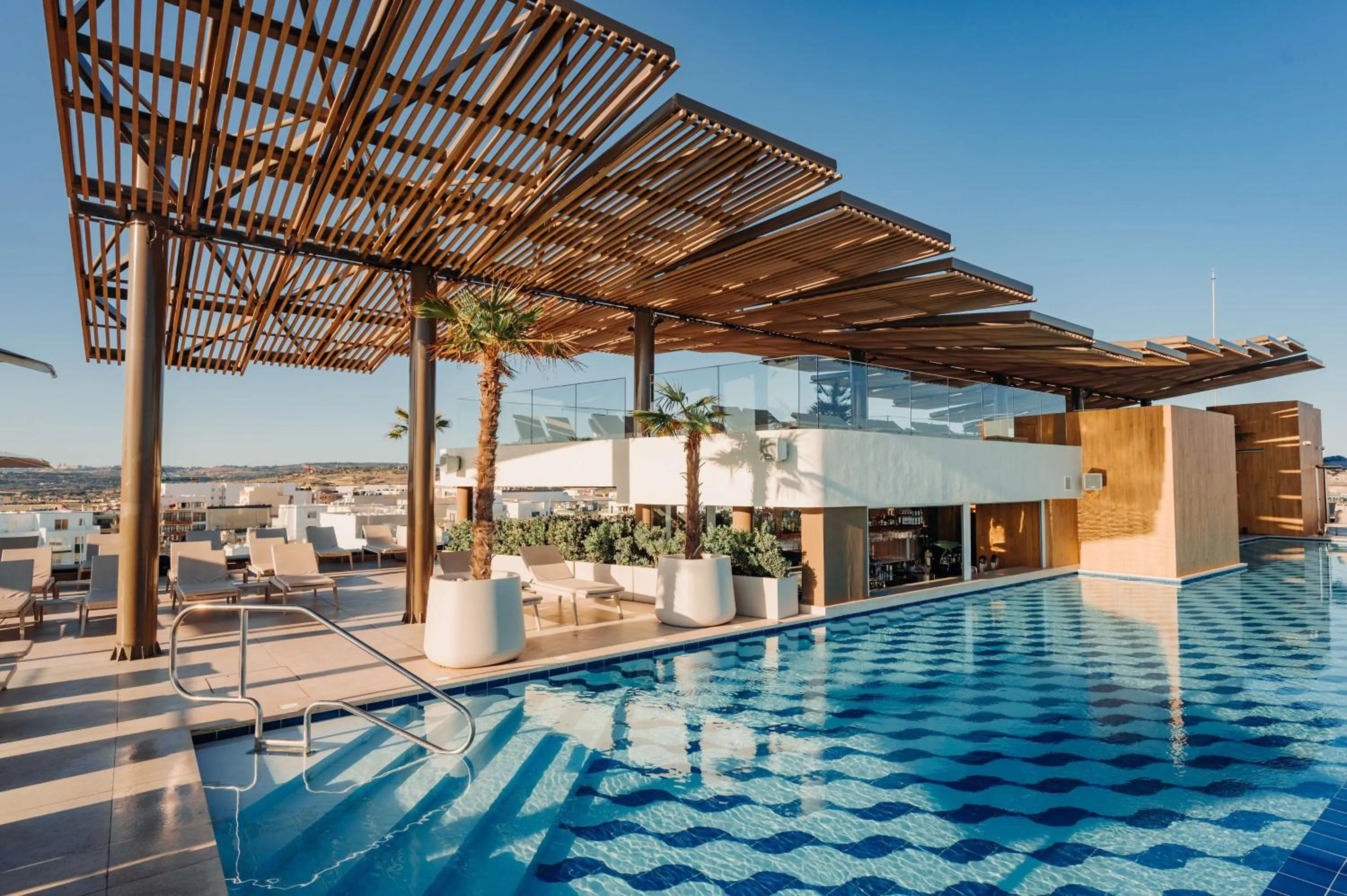 Pool view in Best Western Premier Malta