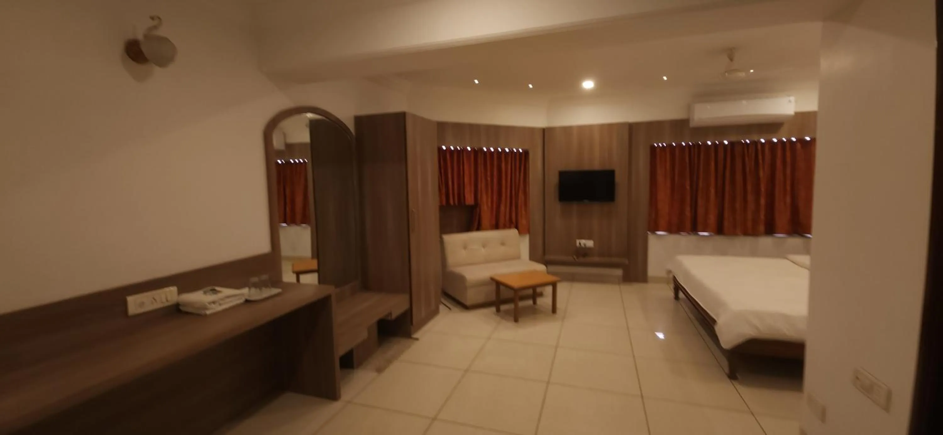 Bed in HOTEL GALAXY SURAT