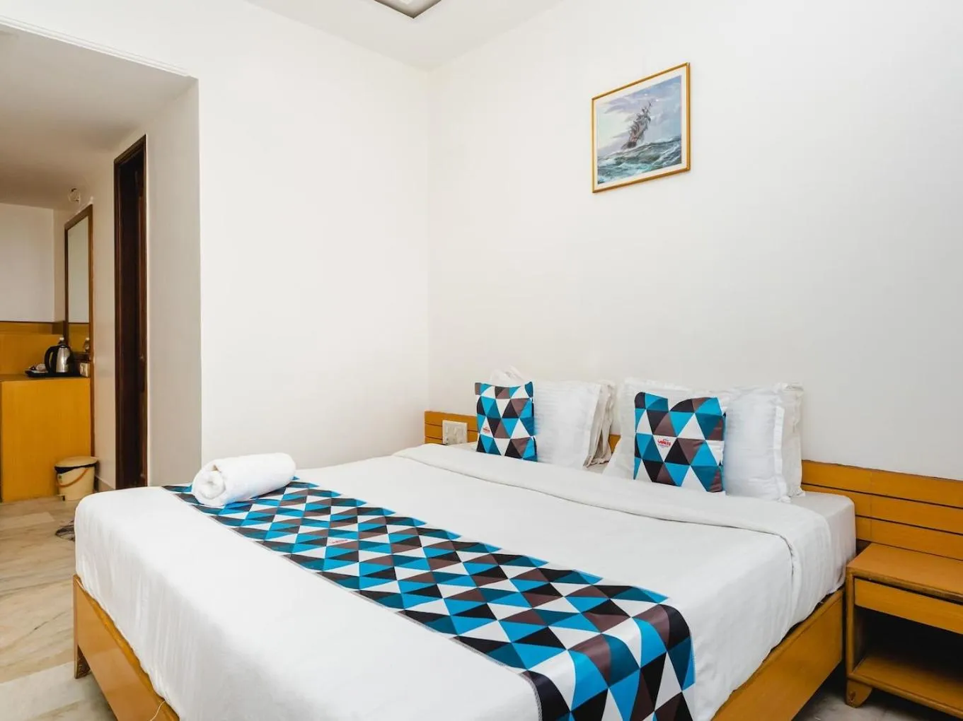 Bed in HOTEL GALAXY SURAT