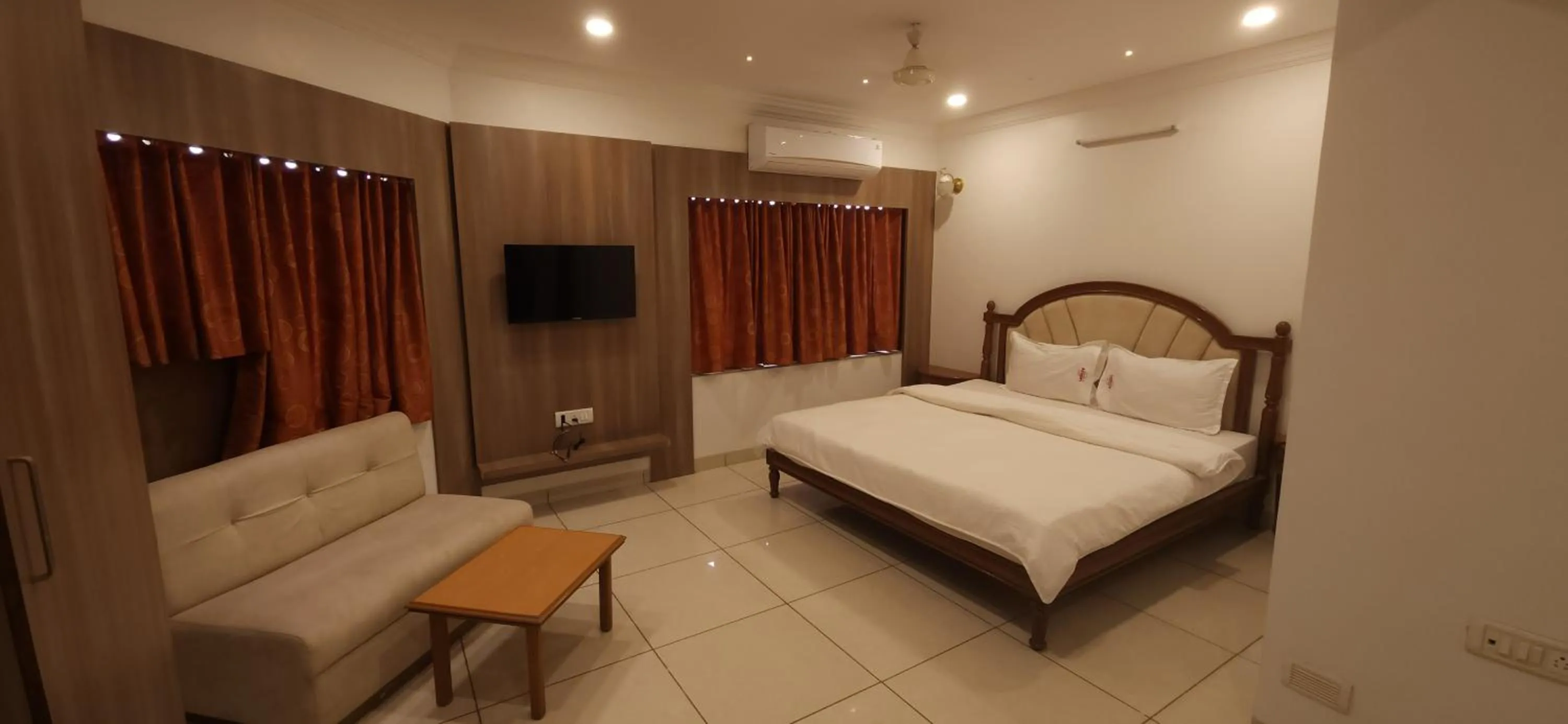 Bed in HOTEL GALAXY SURAT