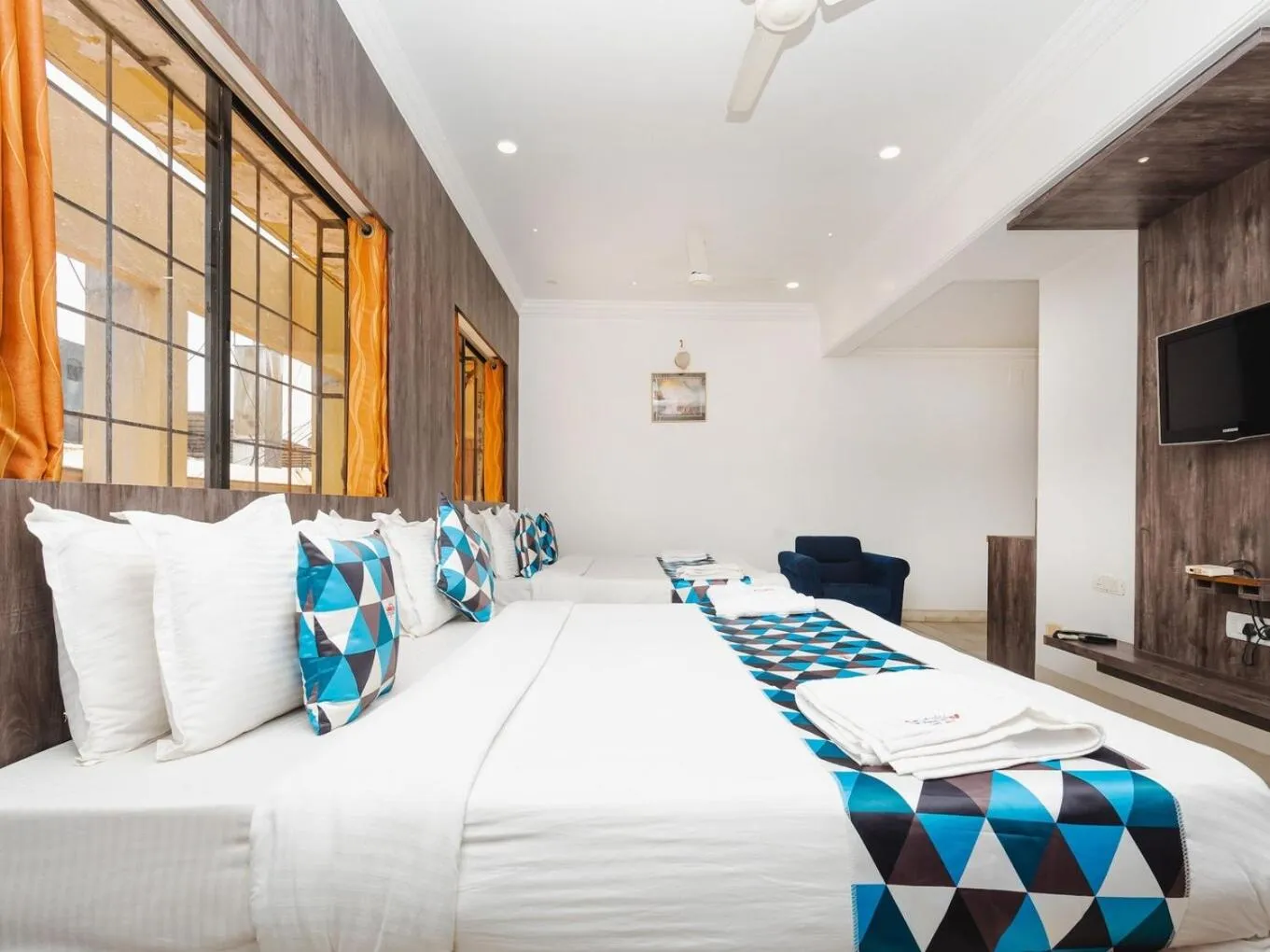 Bed in HOTEL GALAXY SURAT