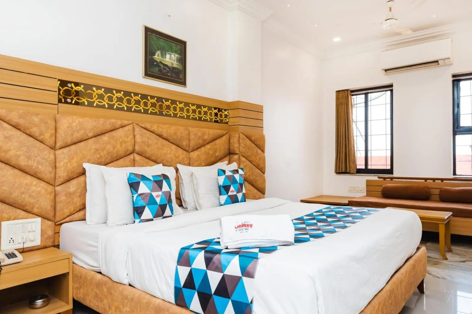 Bed in HOTEL GALAXY SURAT