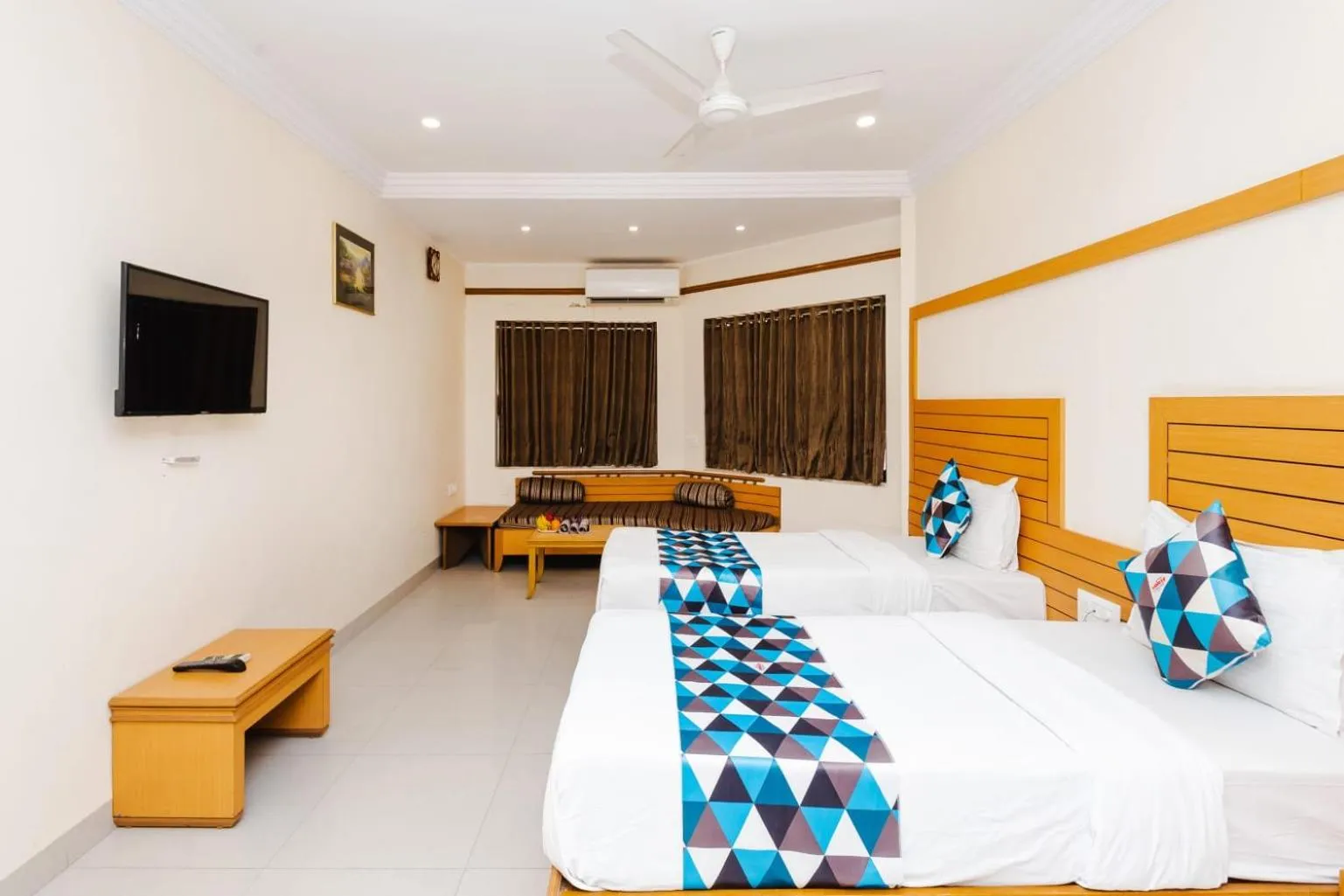 Bed in HOTEL GALAXY SURAT