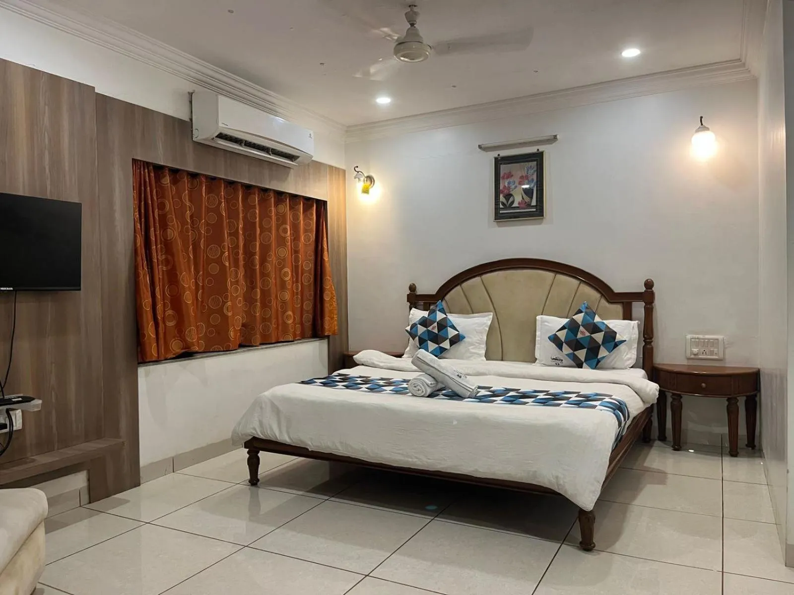Bed in HOTEL GALAXY SURAT