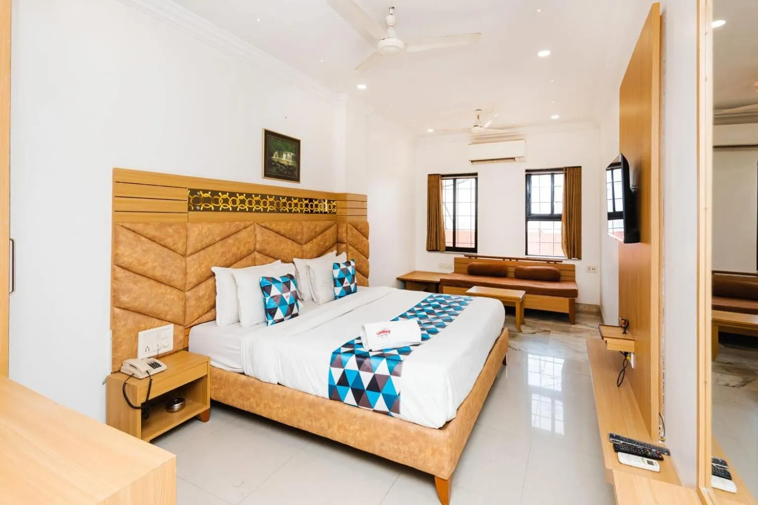 Bed in HOTEL GALAXY SURAT