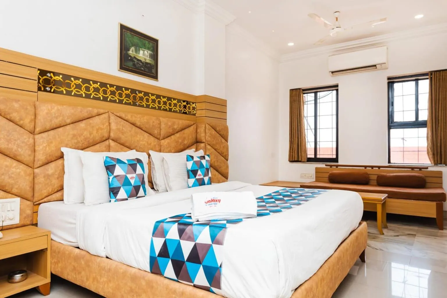 Bed in HOTEL GALAXY SURAT