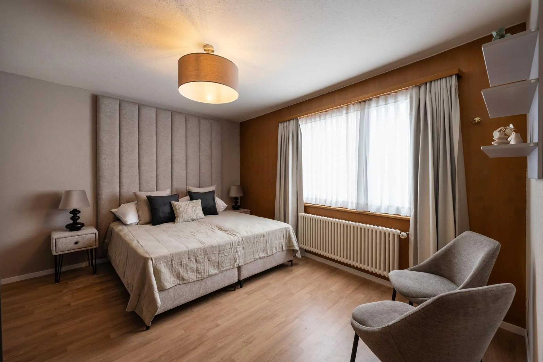 Bed in Chalet-Hotel Larix