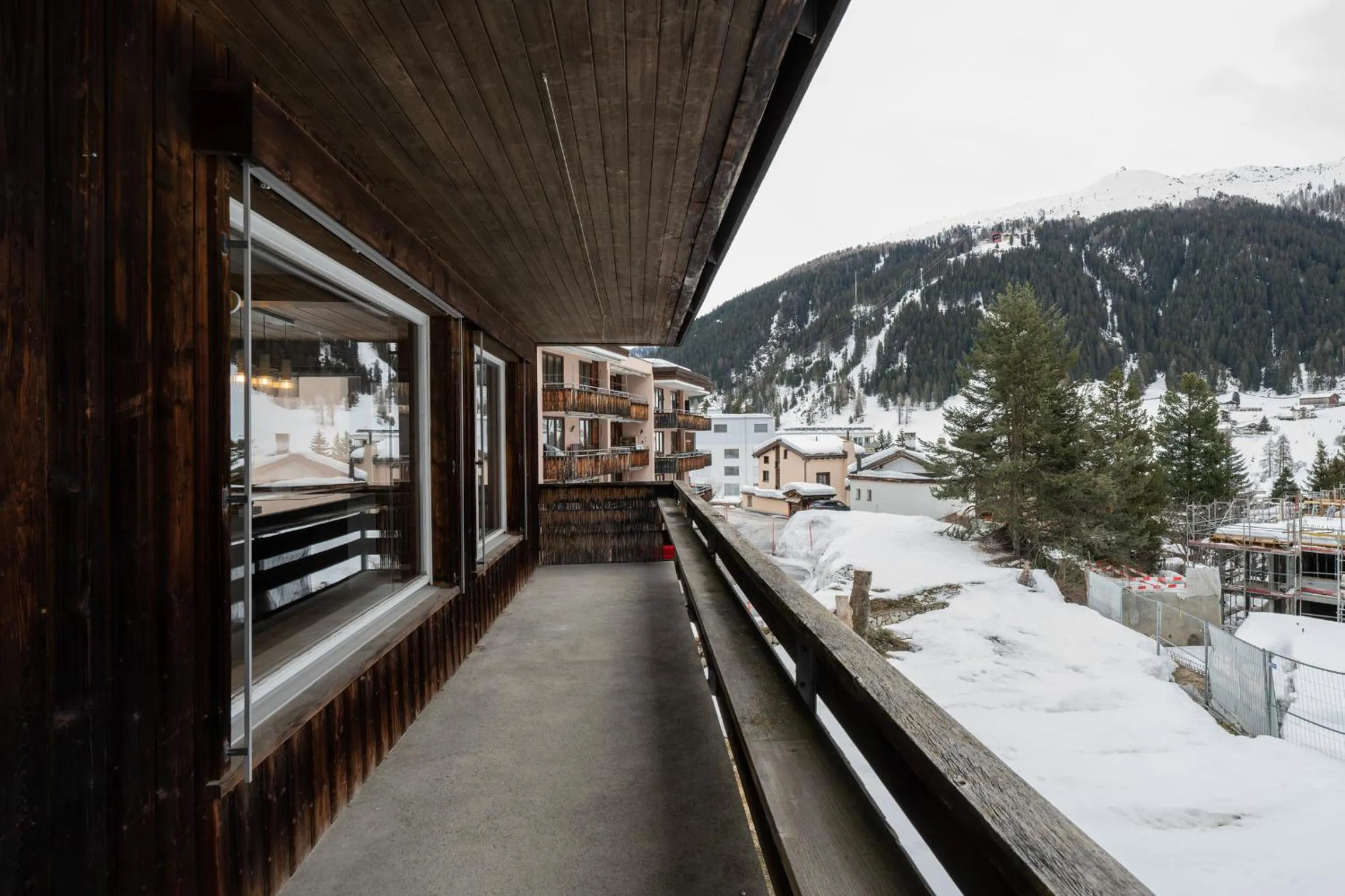Balcony/Terrace in Chalet-Hotel Larix