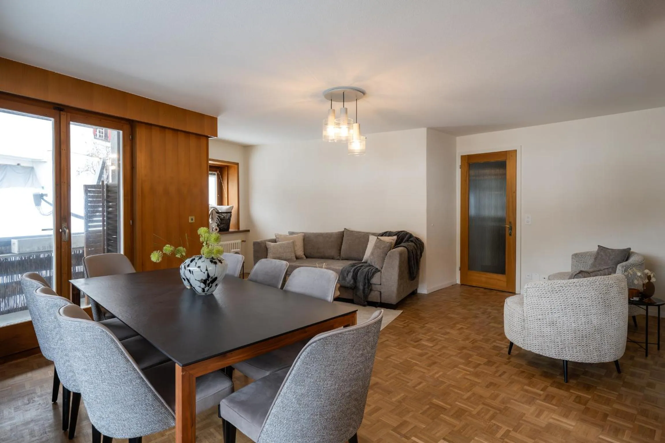 Living room in Chalet-Hotel Larix