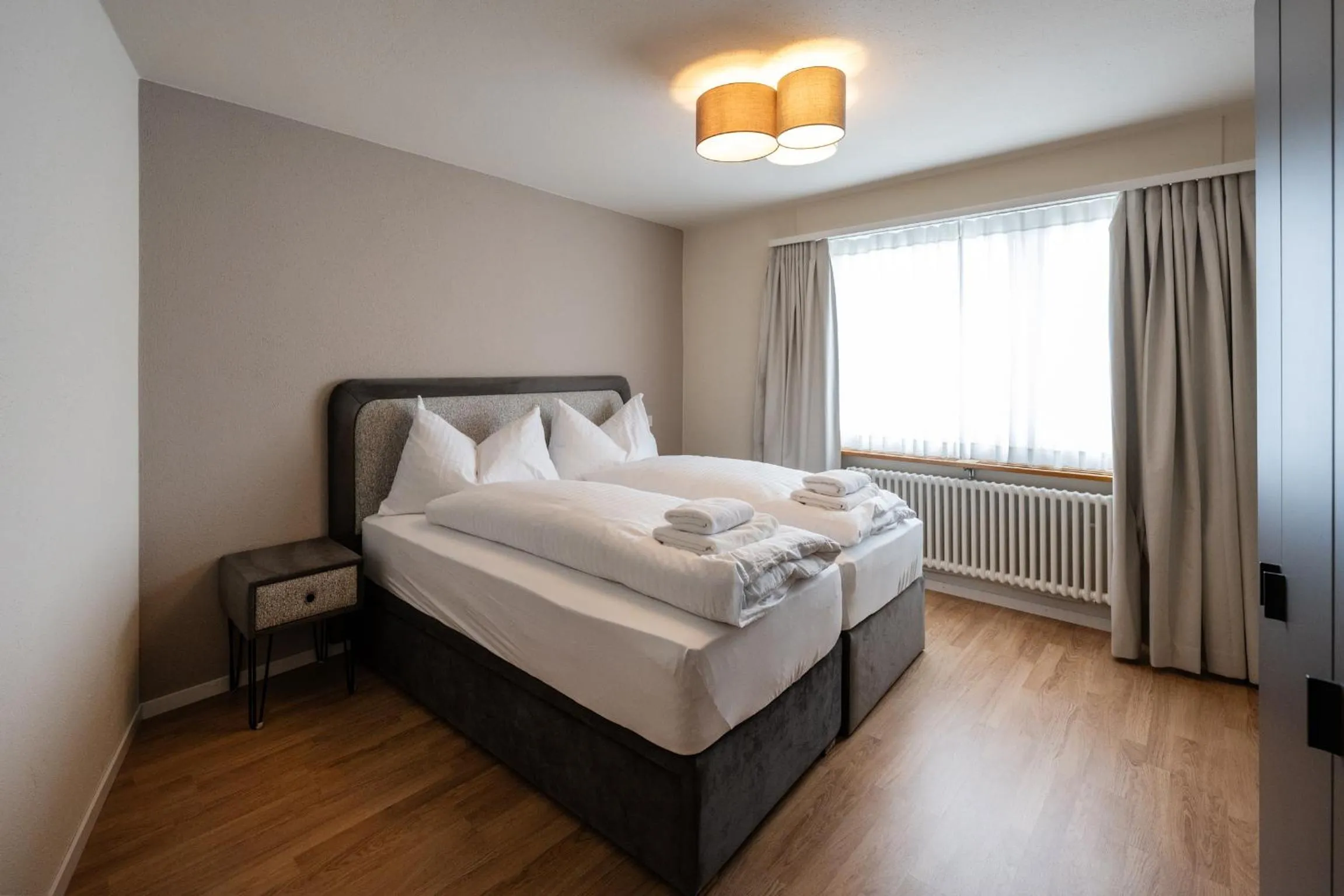 Bed in Chalet-Hotel Larix