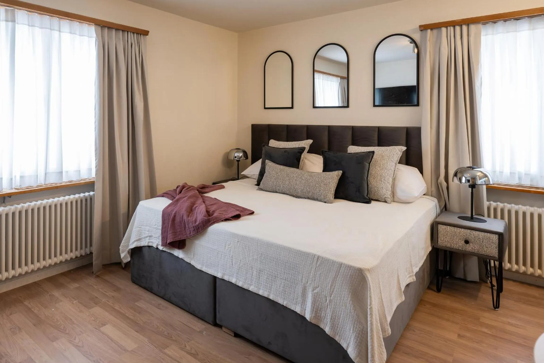 Bed in Chalet-Hotel Larix