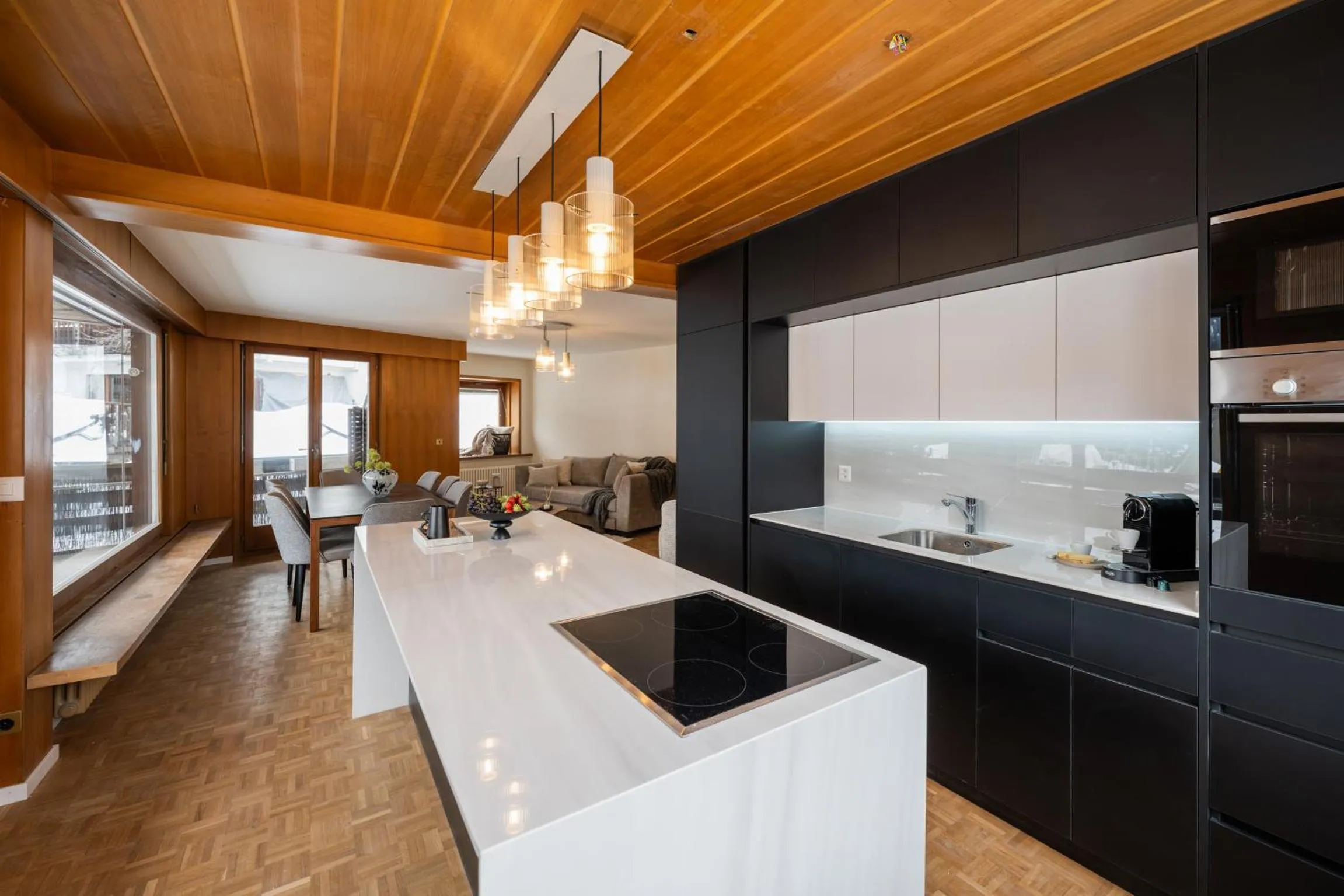 Coffee/tea facilities in Chalet-Hotel Larix