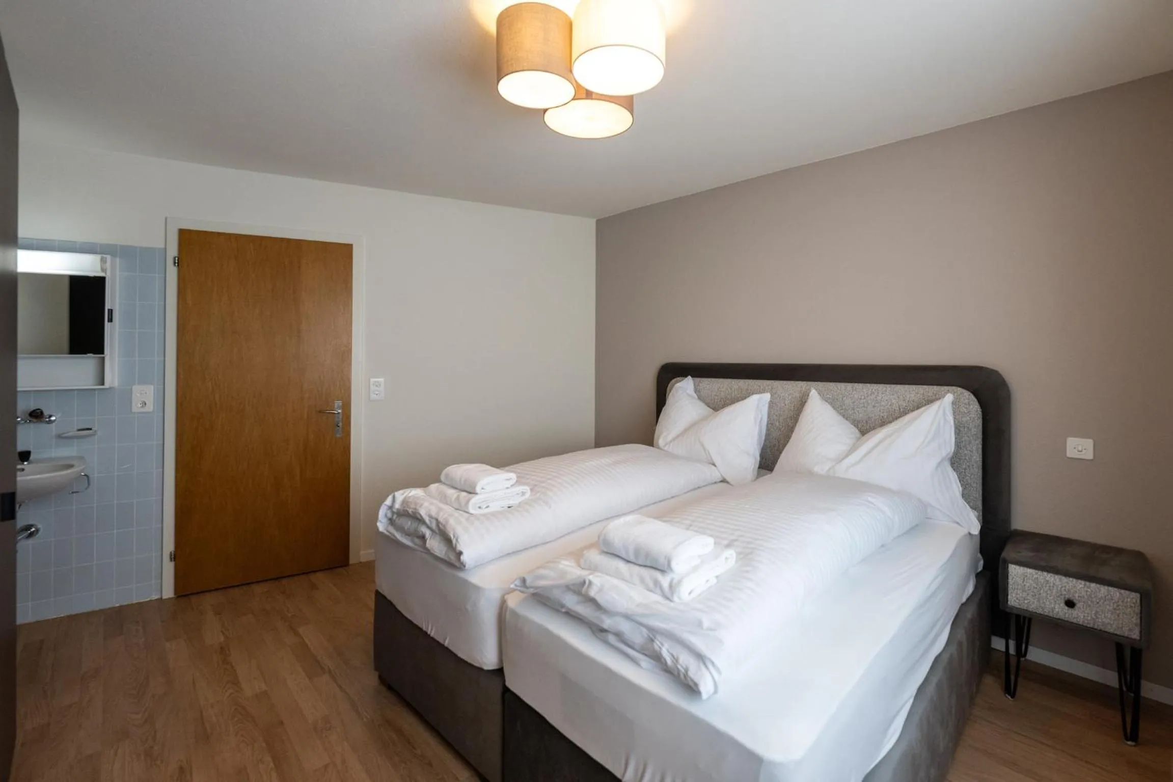 Bed in Chalet-Hotel Larix