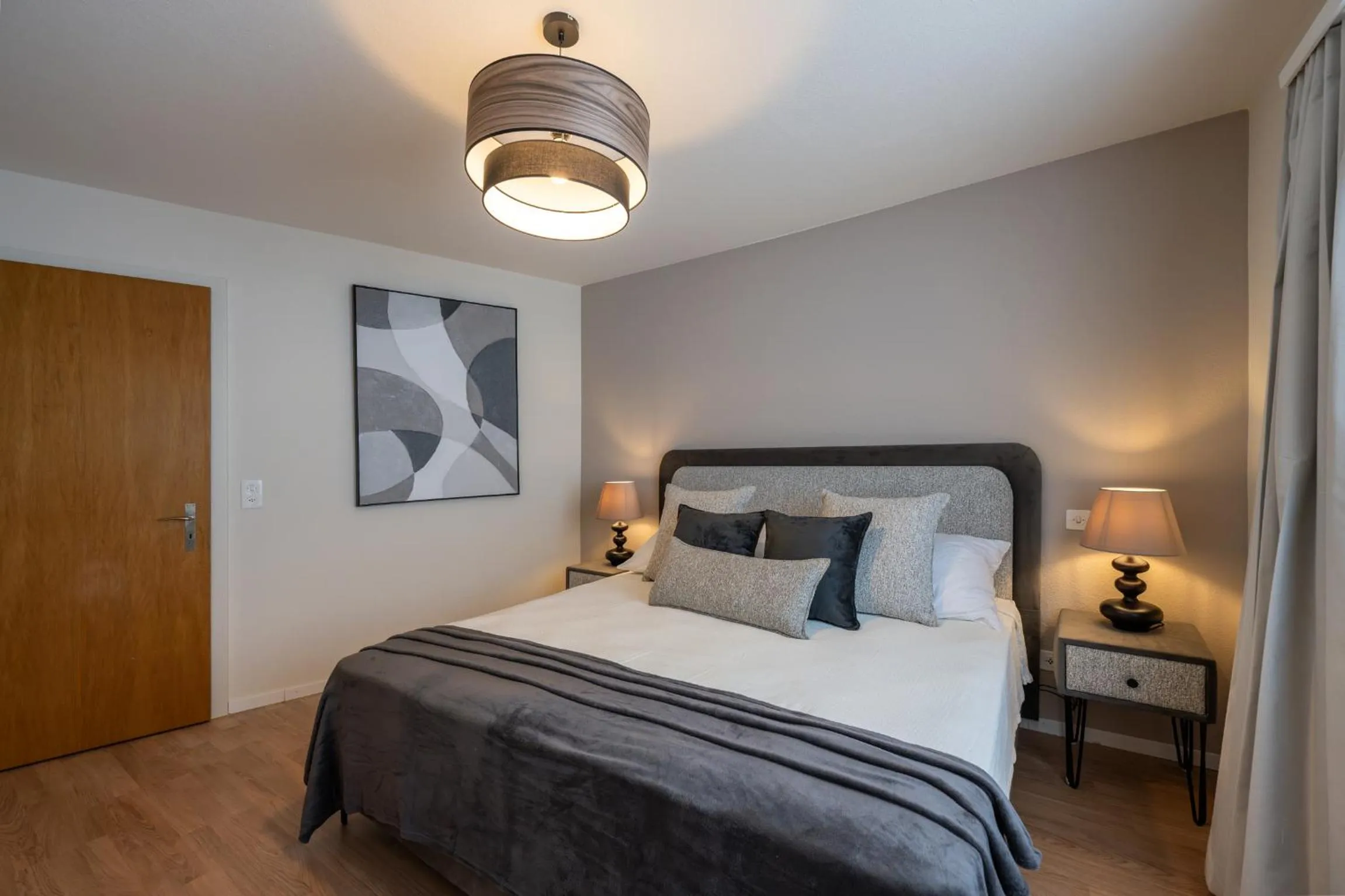 Bed in Chalet-Hotel Larix