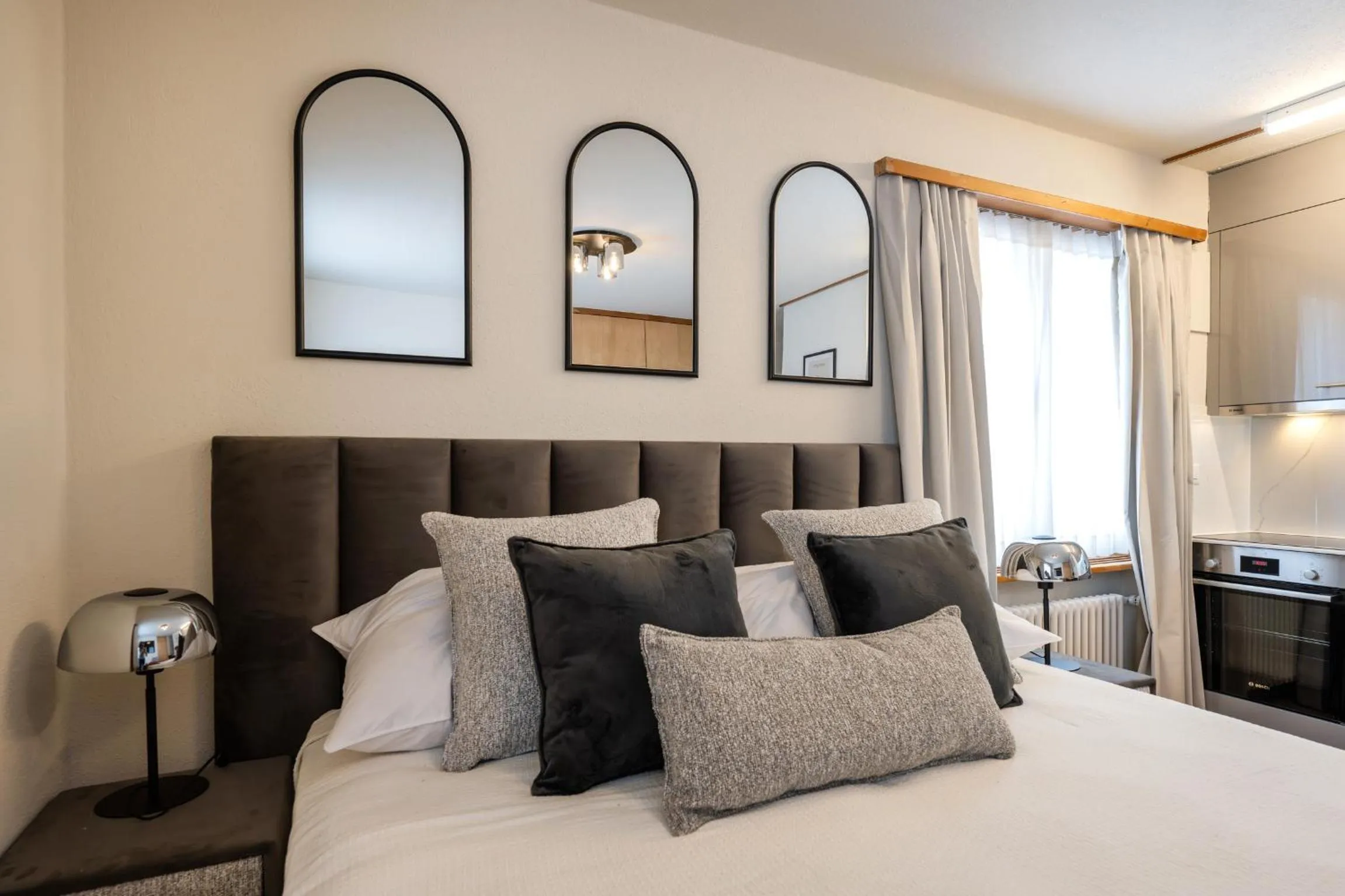 Bed in Chalet-Hotel Larix