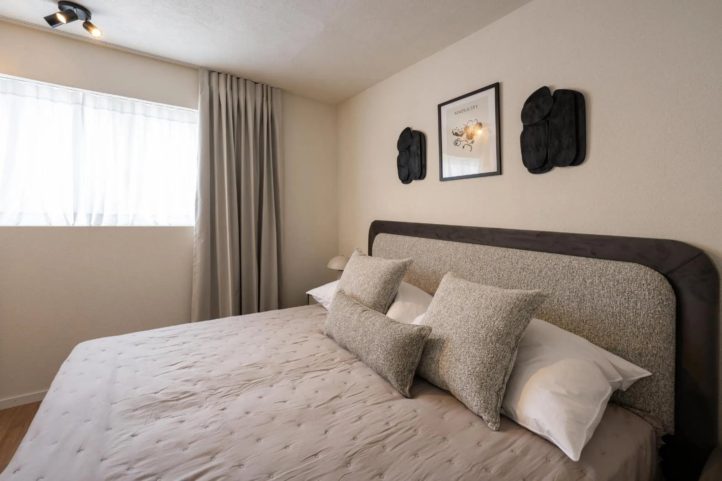 Bed in Chalet-Hotel Larix