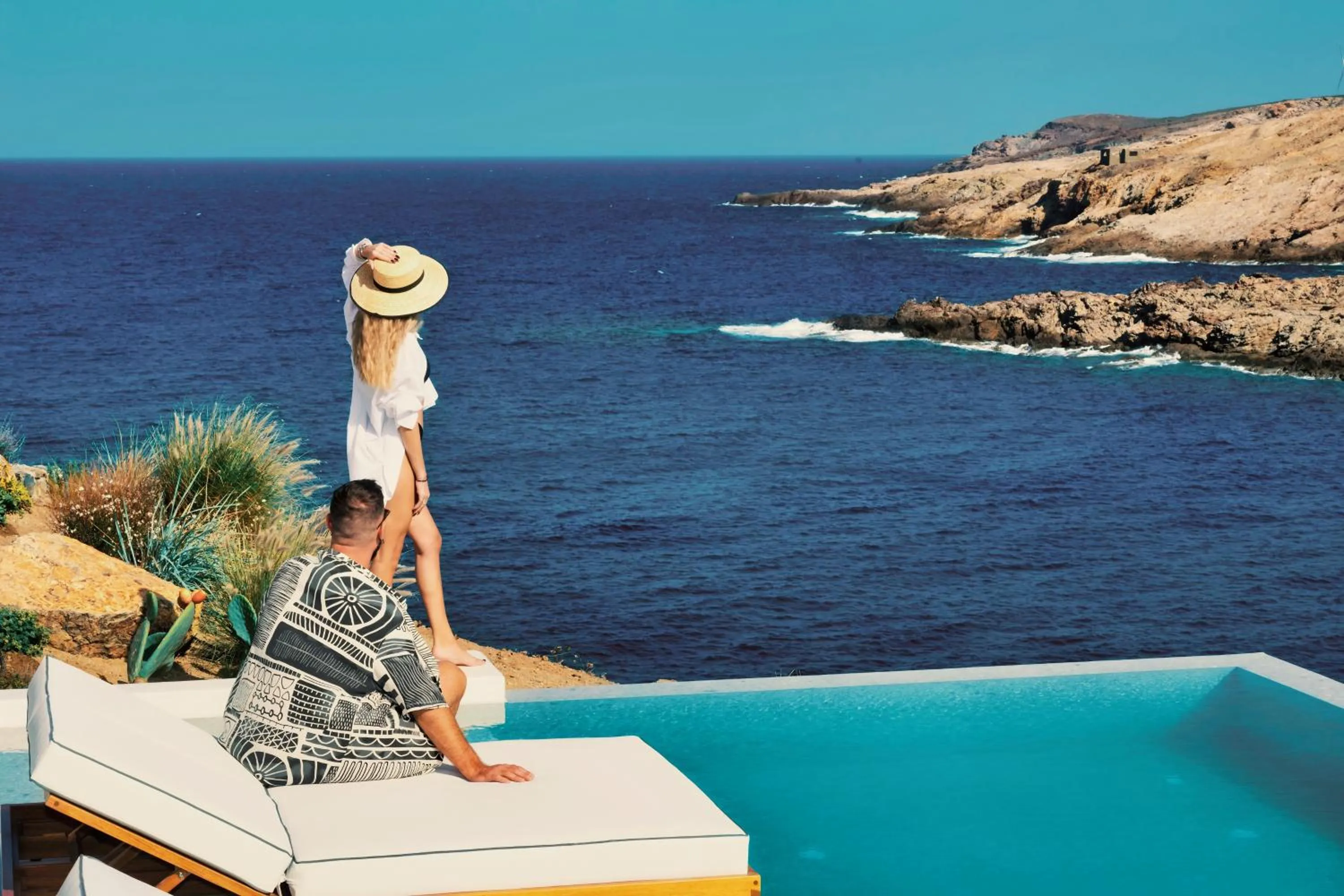 Sea view in Semeli Coast Mykonos Curio Collection by Hilton