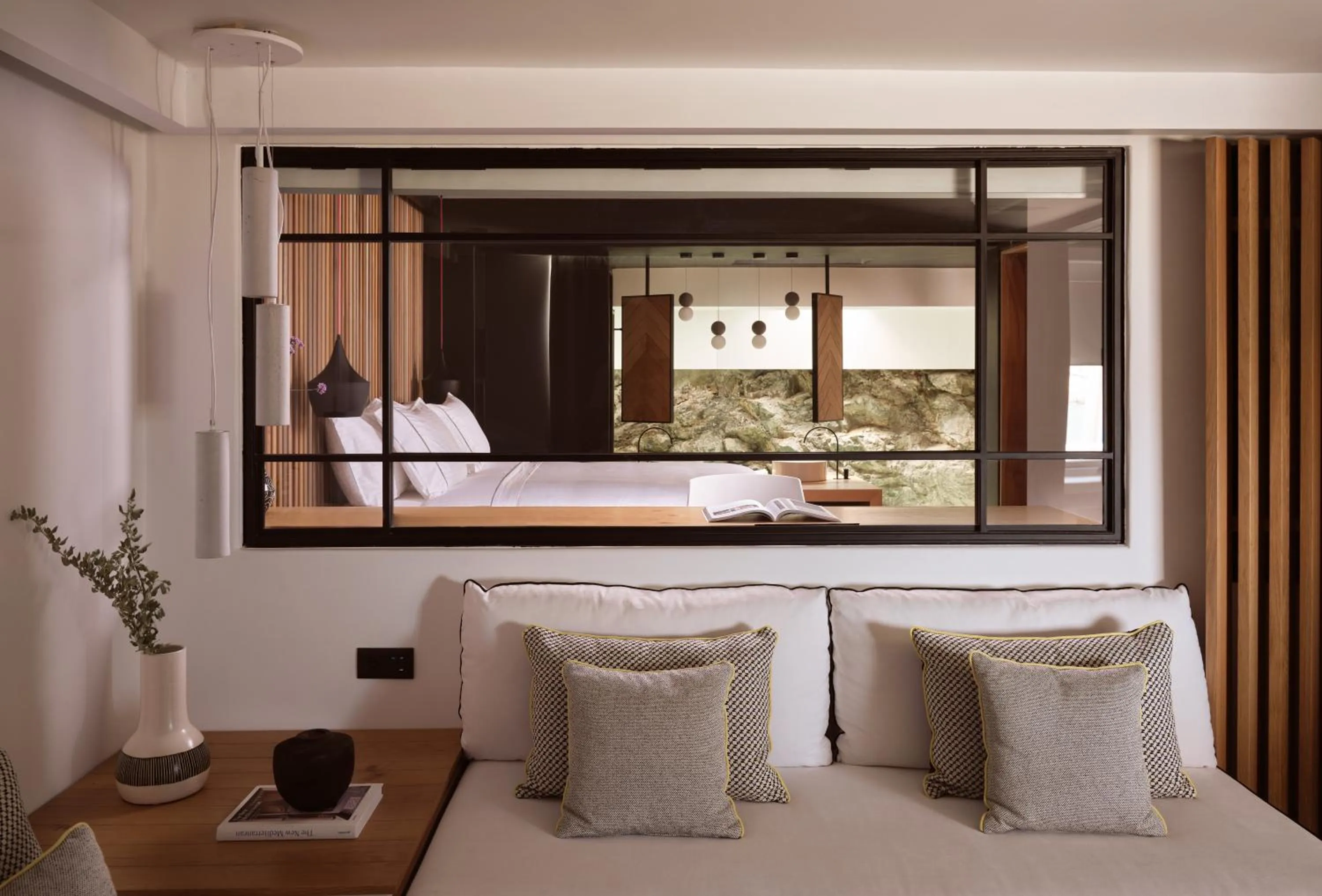 Bed in Semeli Coast Mykonos Curio Collection by Hilton