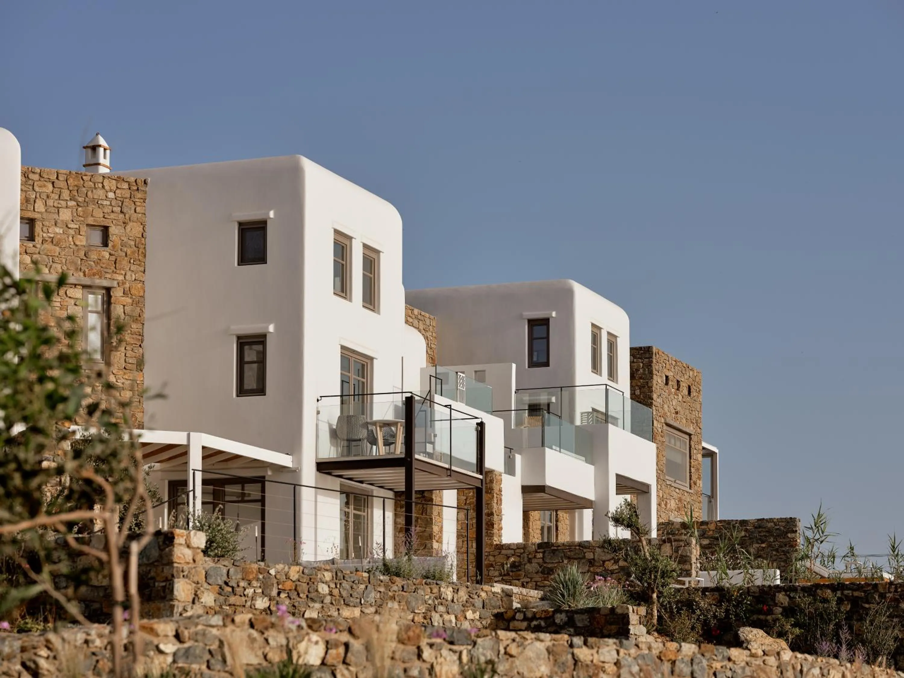 Property building in Semeli Coast Mykonos Curio Collection by Hilton