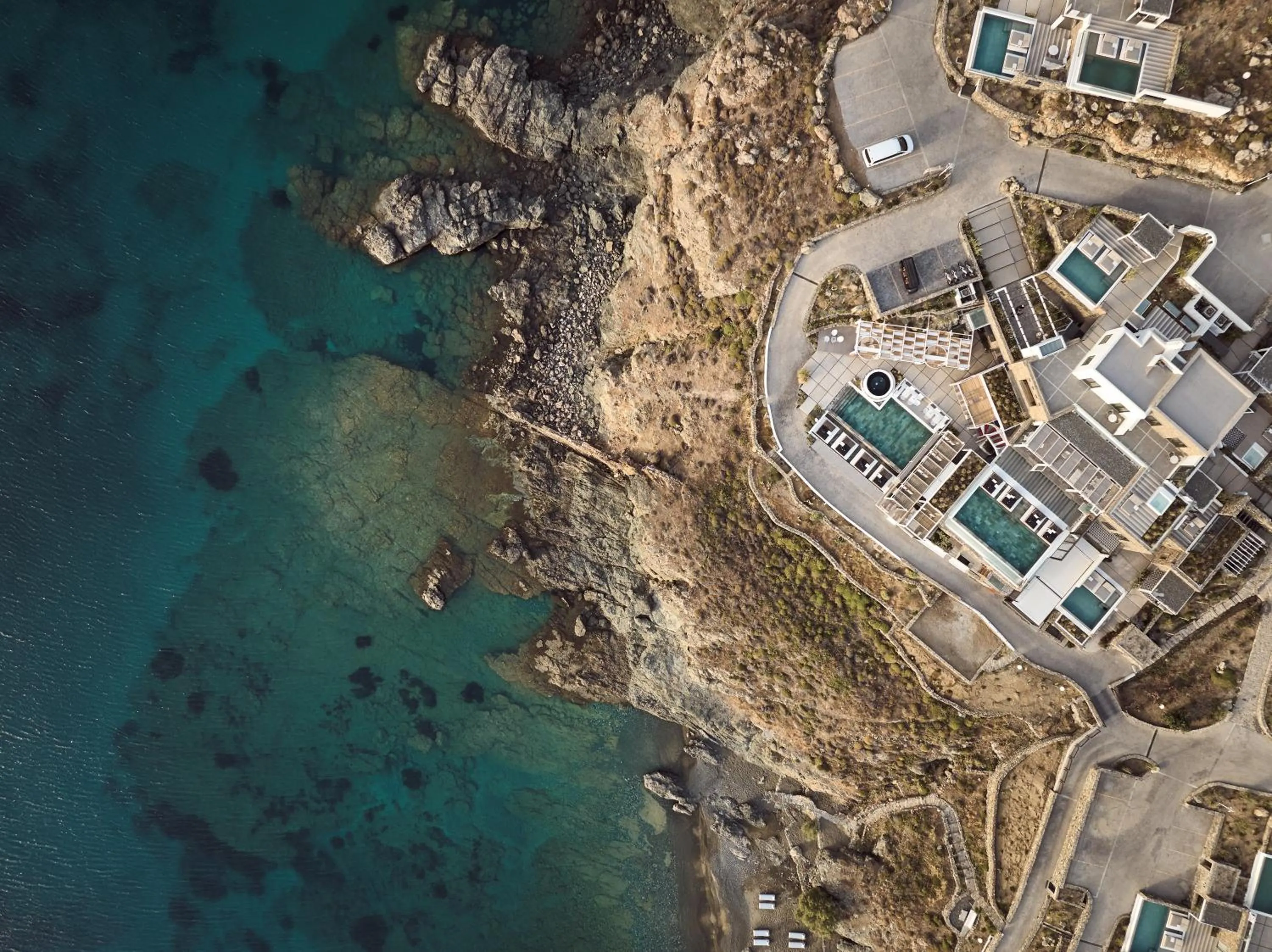 Property building in Semeli Coast Mykonos Curio Collection by Hilton
