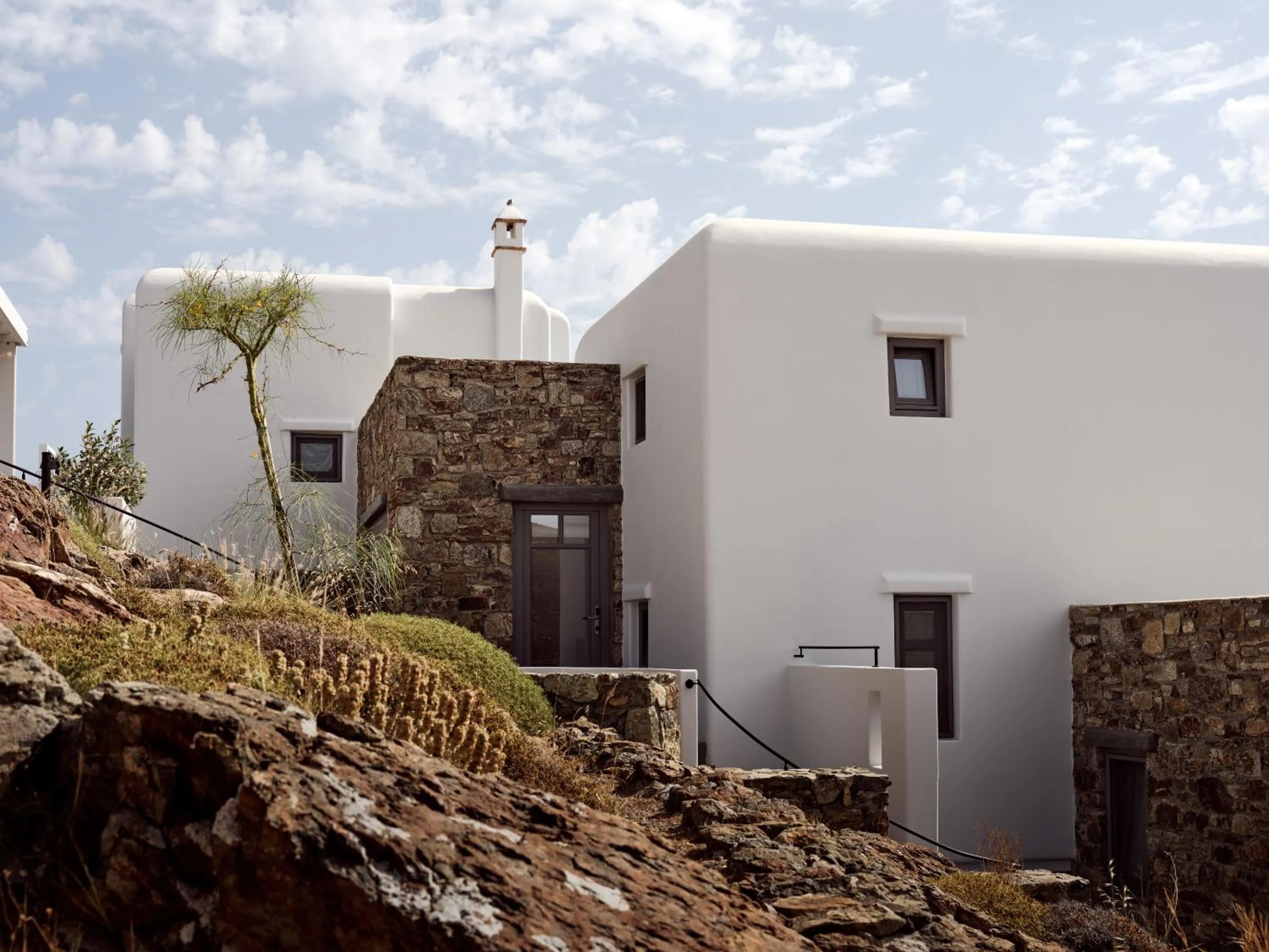 Property building in Semeli Coast Mykonos Curio Collection by Hilton