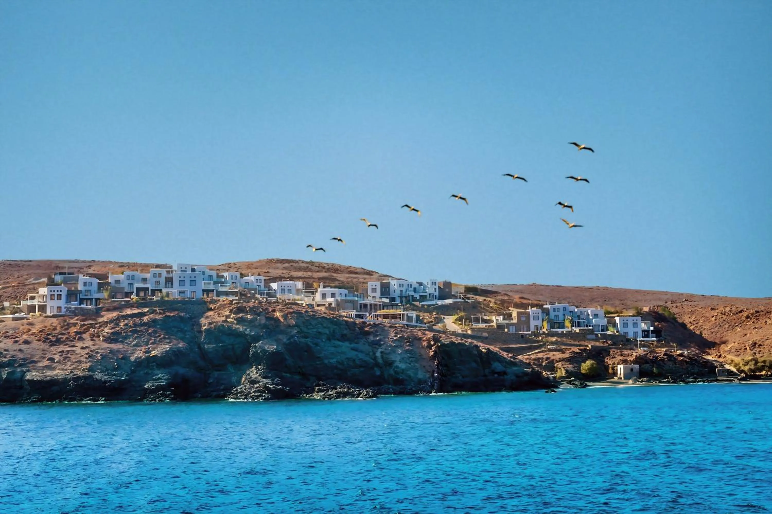 Natural landscape in Semeli Coast Mykonos Curio Collection by Hilton