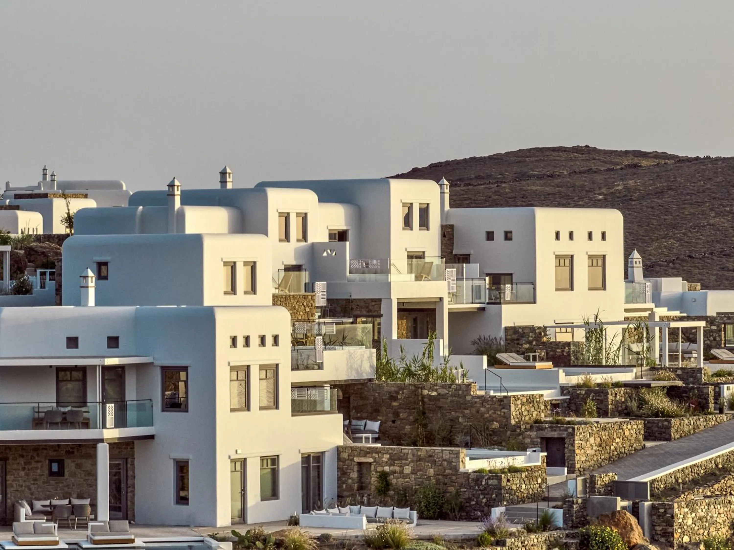 Property building in Semeli Coast Mykonos Curio Collection by Hilton