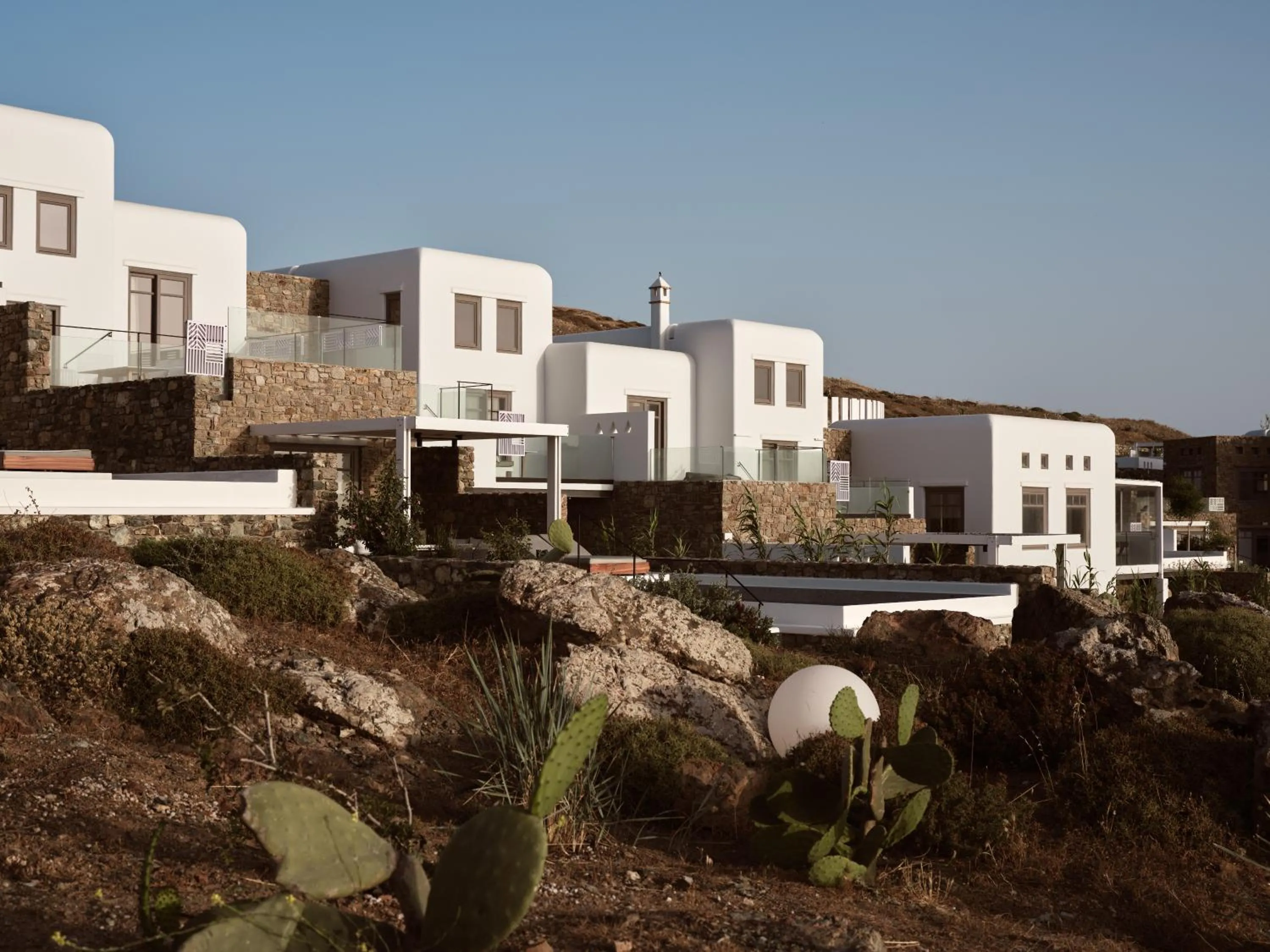 Property building in Semeli Coast Mykonos Curio Collection by Hilton