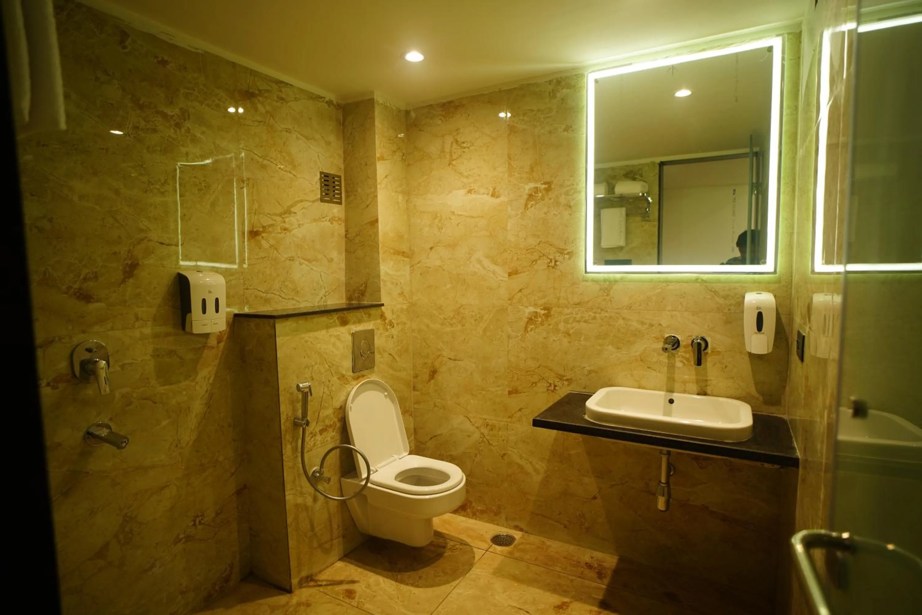 Bathroom in HOTEL PRAHLAD INN